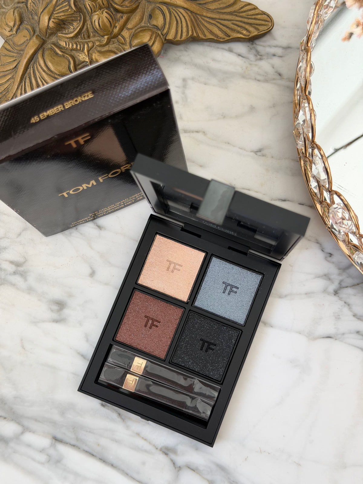 TOM FORD Runway Eyeshadow Color Quad Crème Palette - Ember Bronze