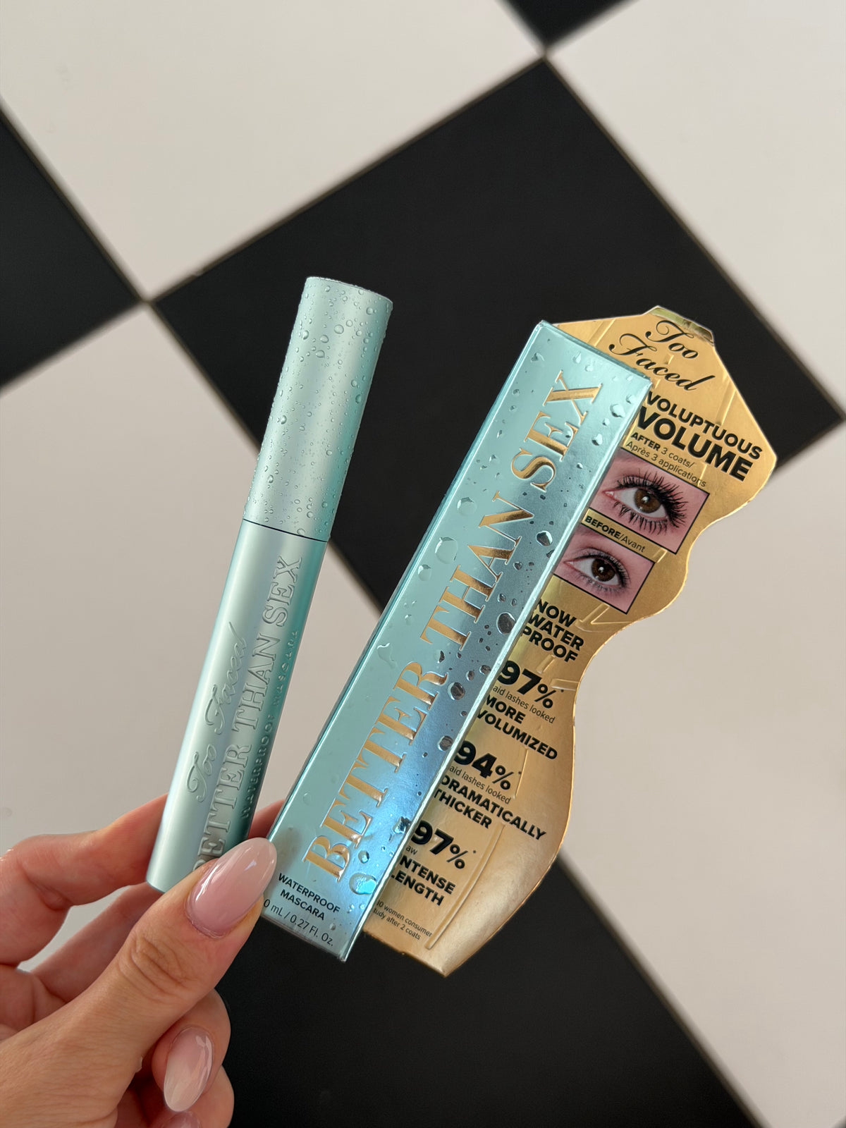 TOO FACED Better Than Sex Waterproof Mascara - Longer, Thicker Lashes