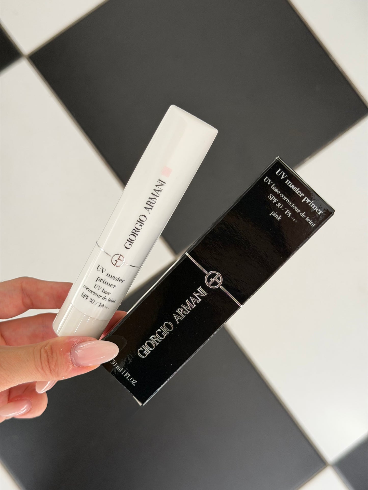 ARMANI UV Master Primer SPF40 PA+++ (Pink)