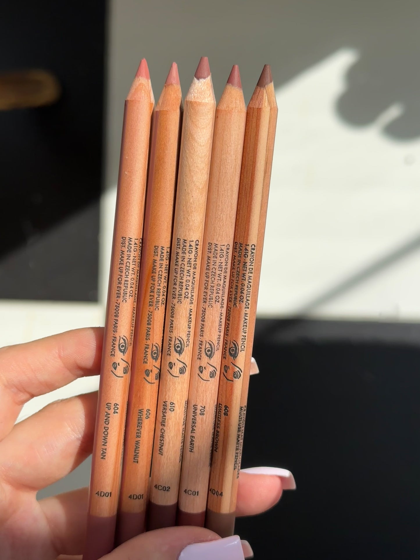 MAKE UP FOR EVER 
Artist Color Pencil (604)
Brow, Eye & Lip Liner