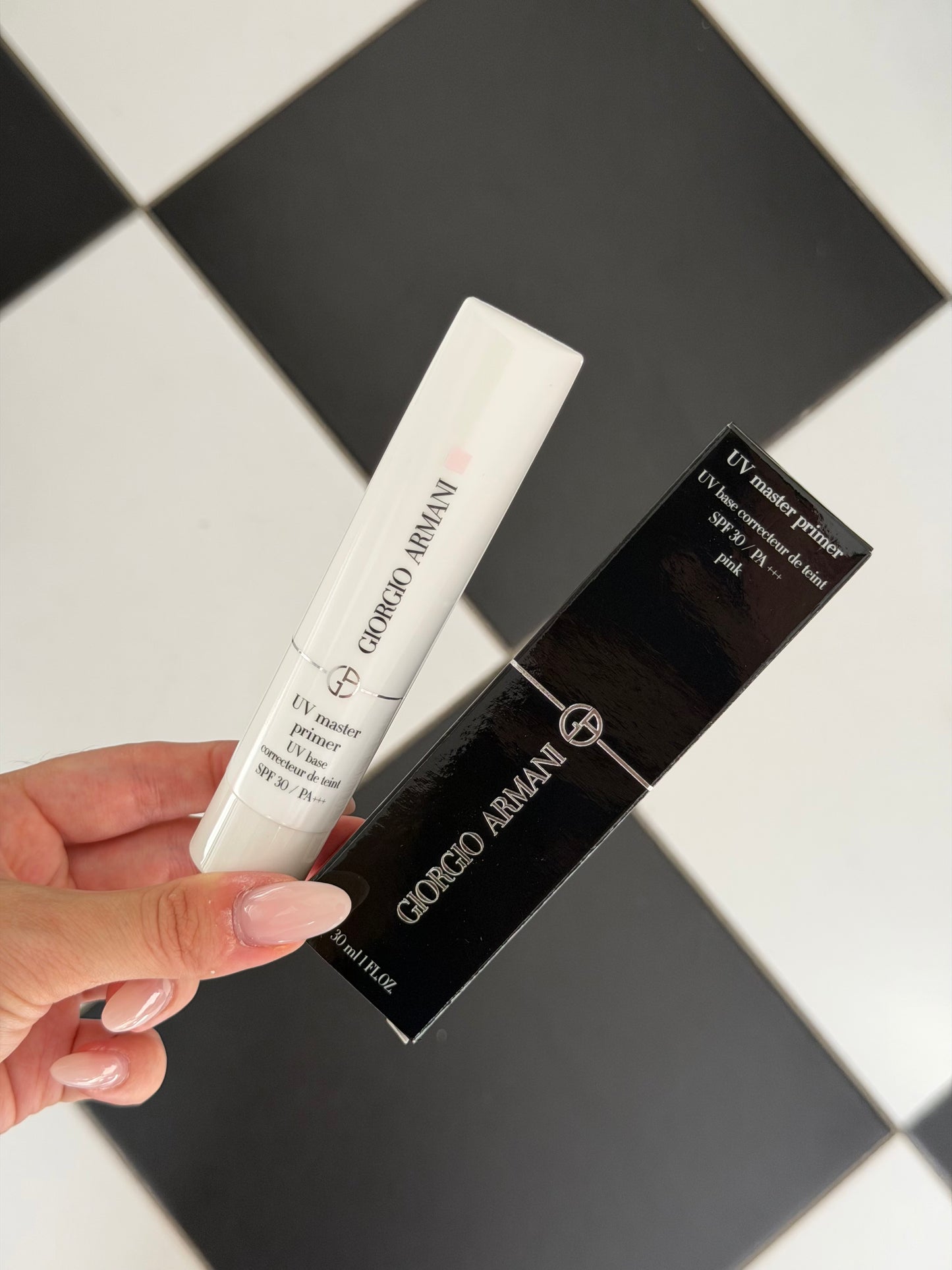 ARMANI UV Master Primer SPF40 PA+++ (Pink)