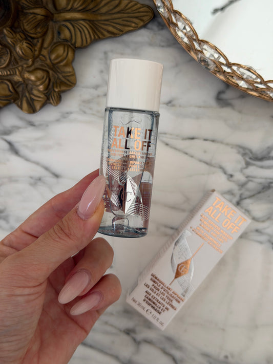 CHARLOTTE TILBURY Take It All Off
Oil-based Bi-phase Makeup Remover For Eyes, Lashes And Lips!
