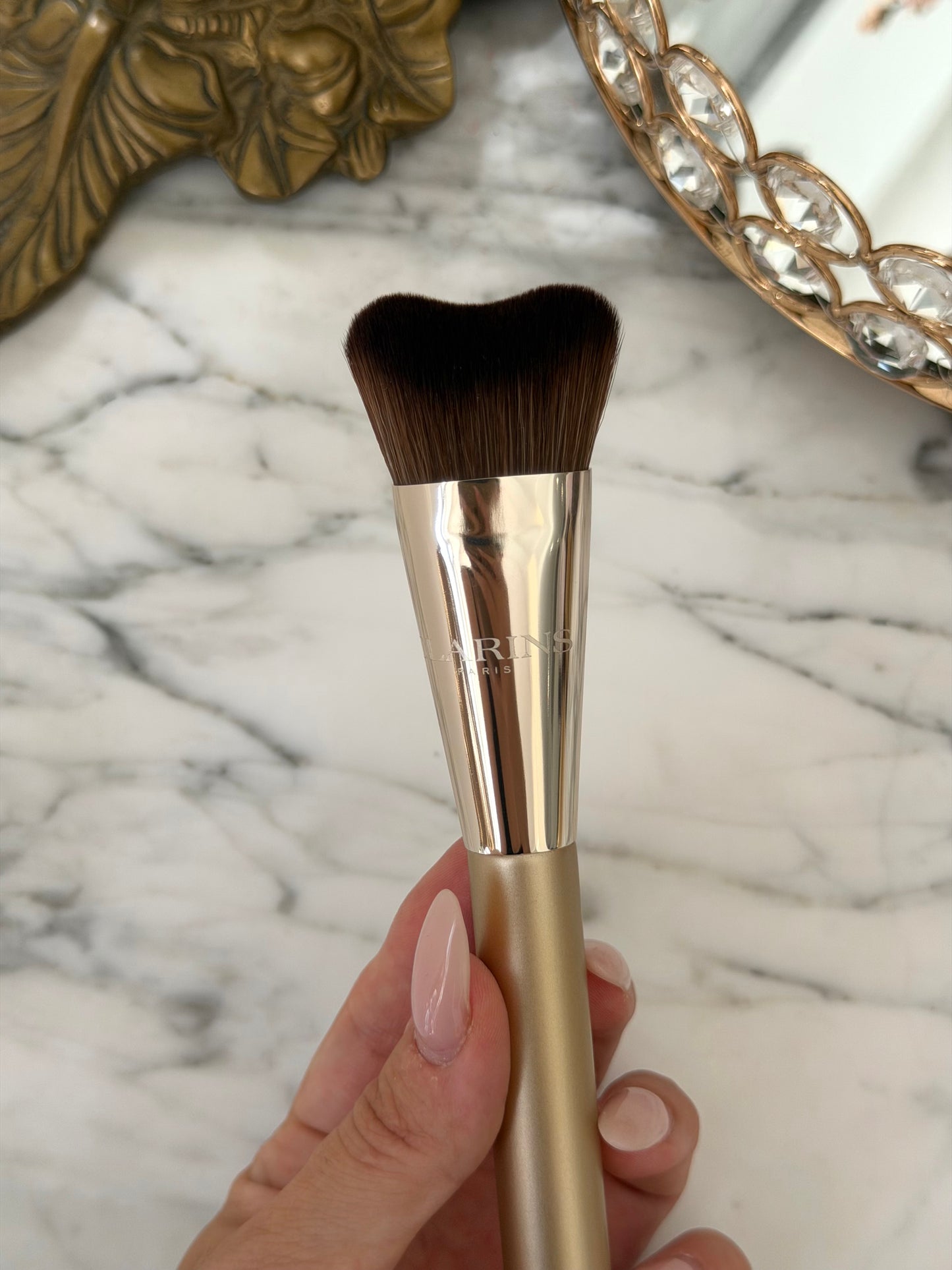 CLARINS Gua Sha-Inspired Foundation Brush