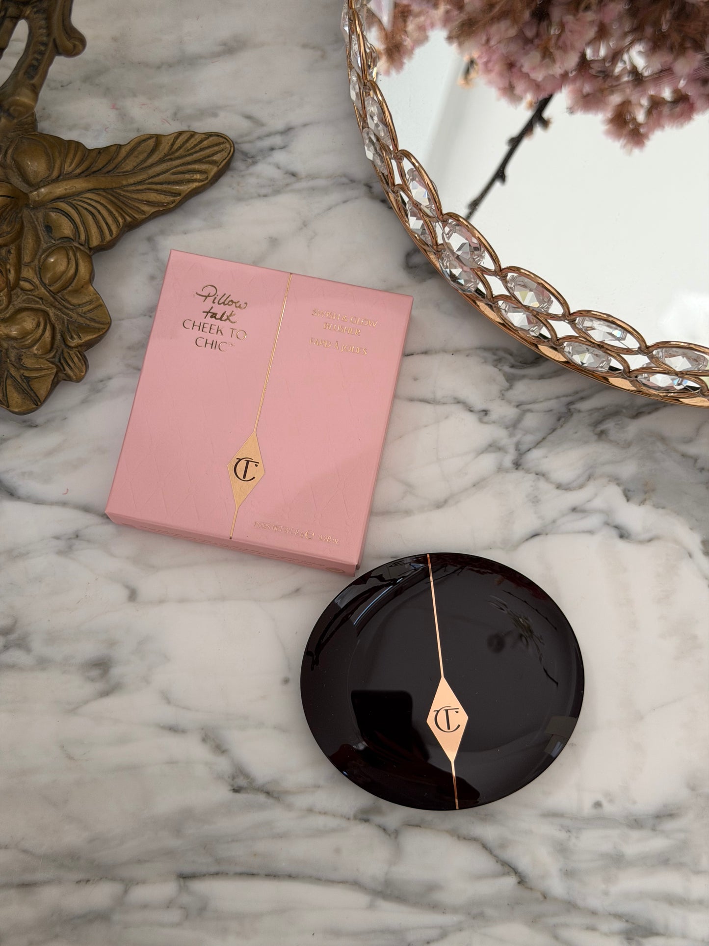 CHARLOTTE TILBURY Cheek To Chic - Swish & Glow Blusher Pillow Talk