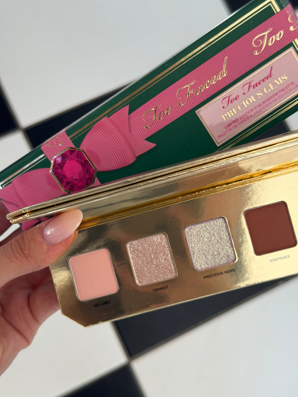 TOO FACED Precious Gems Eye Shadow Palette
Limited Edition Ready-To-Gift Holiday Palette