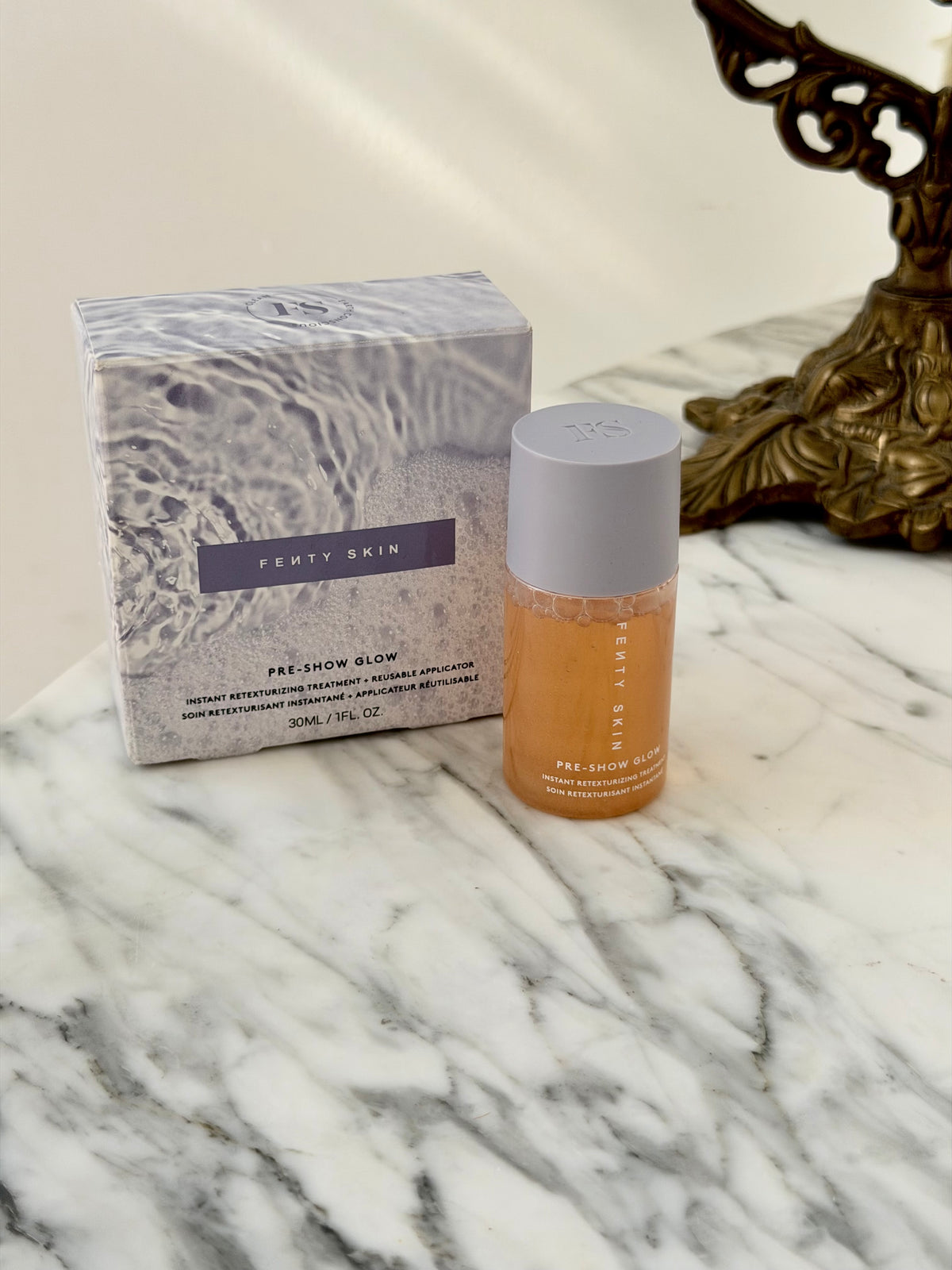 FENTY SKIN Pre-SHow Glow Instant Retexturizing 10% AHA Treatment + Reusable Applicator