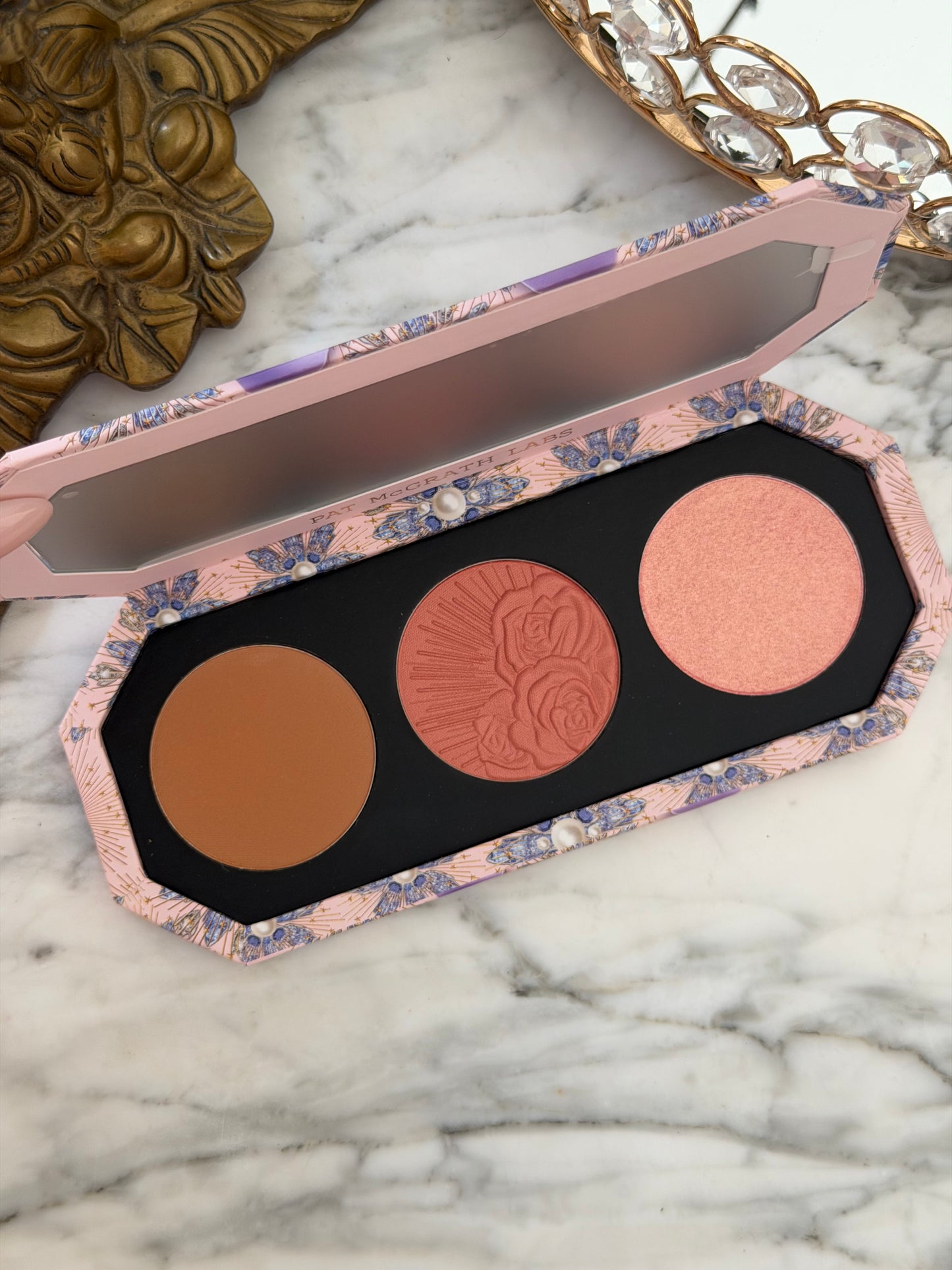 PAT McGRATH LABS Divine Blush + Bronze + Glow Trio Face Palette - Nirvana In Bloom