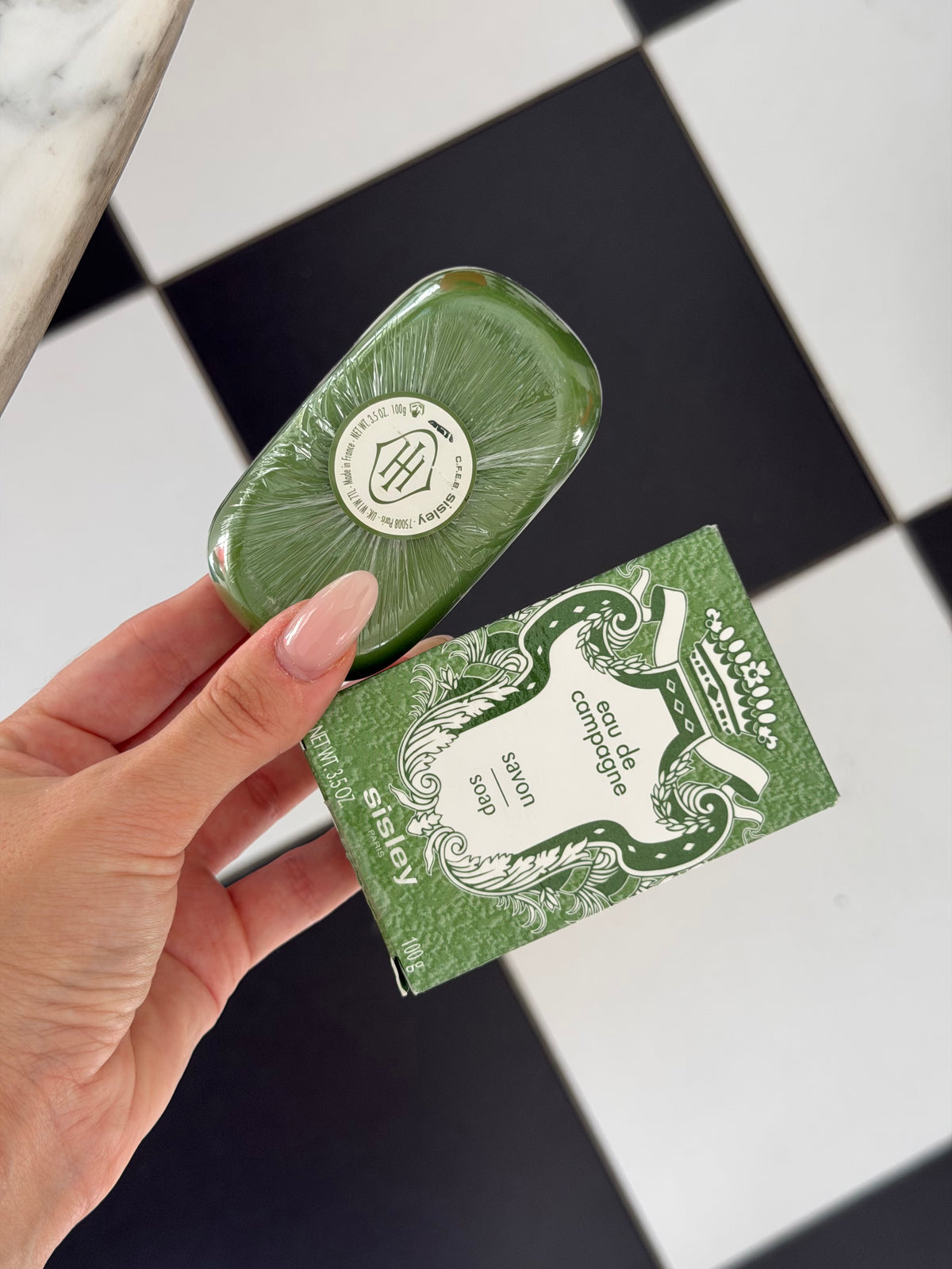 SISLEY Eau De Campagne Soap - 
Soft and Creamy, Scented Cleansing Bar