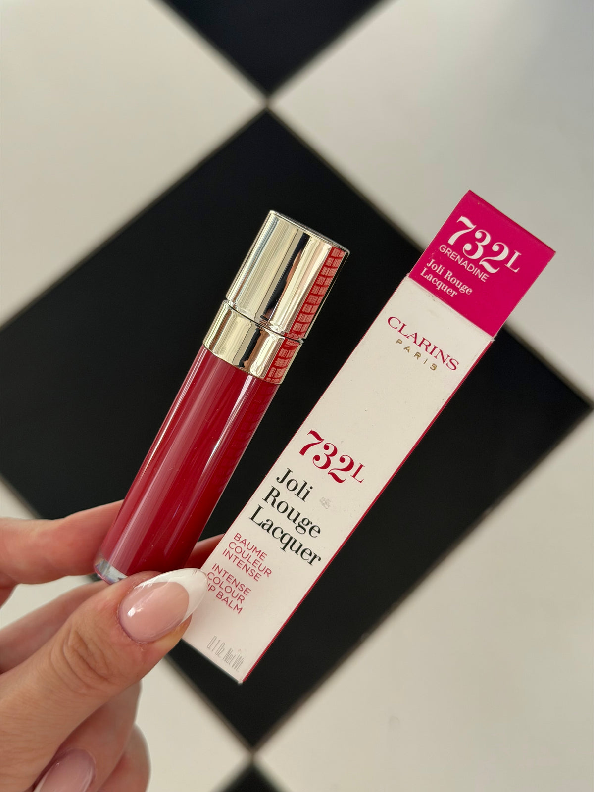 CLARINS
Joli Rouge Lacquer (732L)