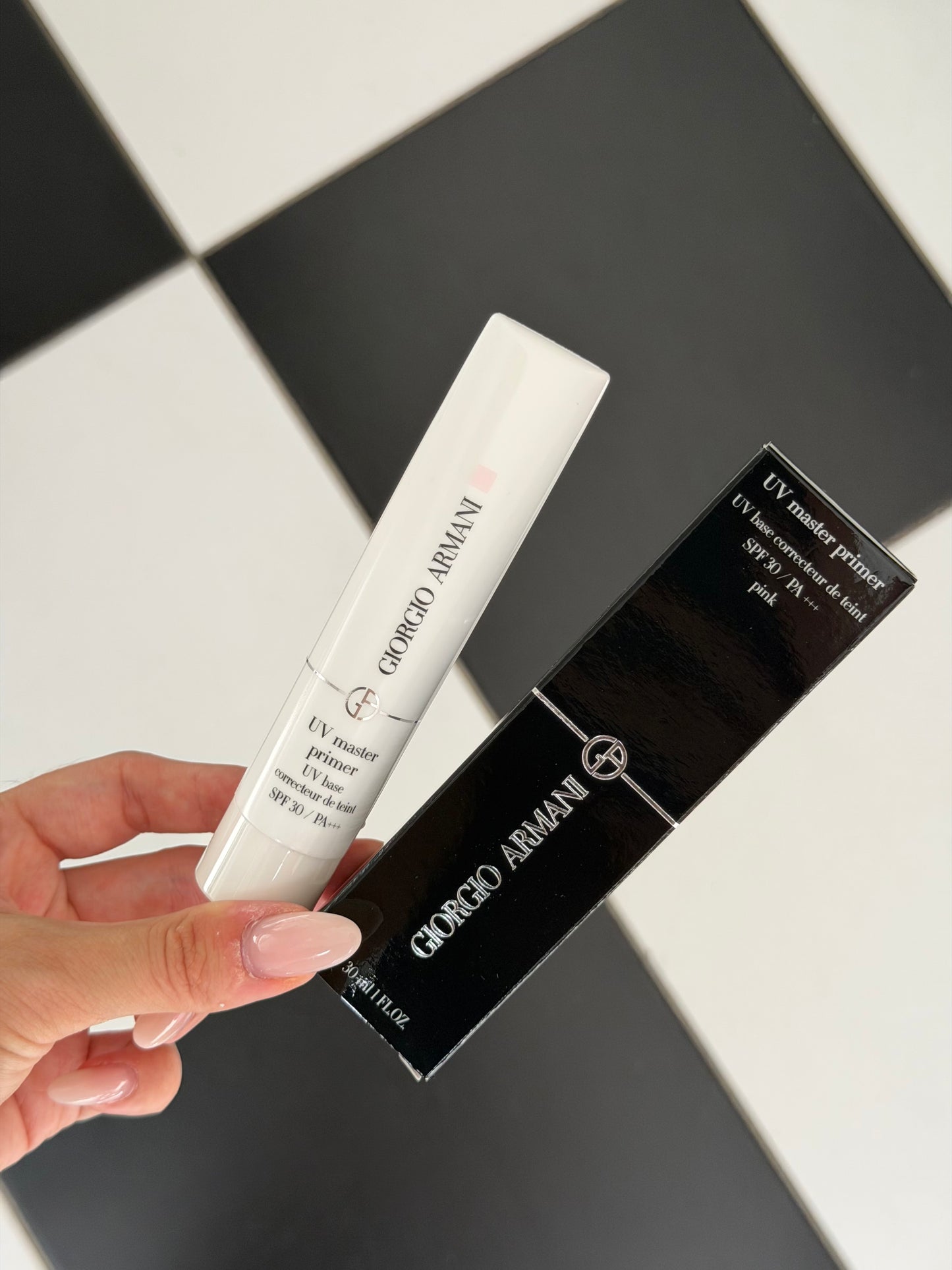 ARMANI UV Master Primer SPF40 PA+++ (Pink)