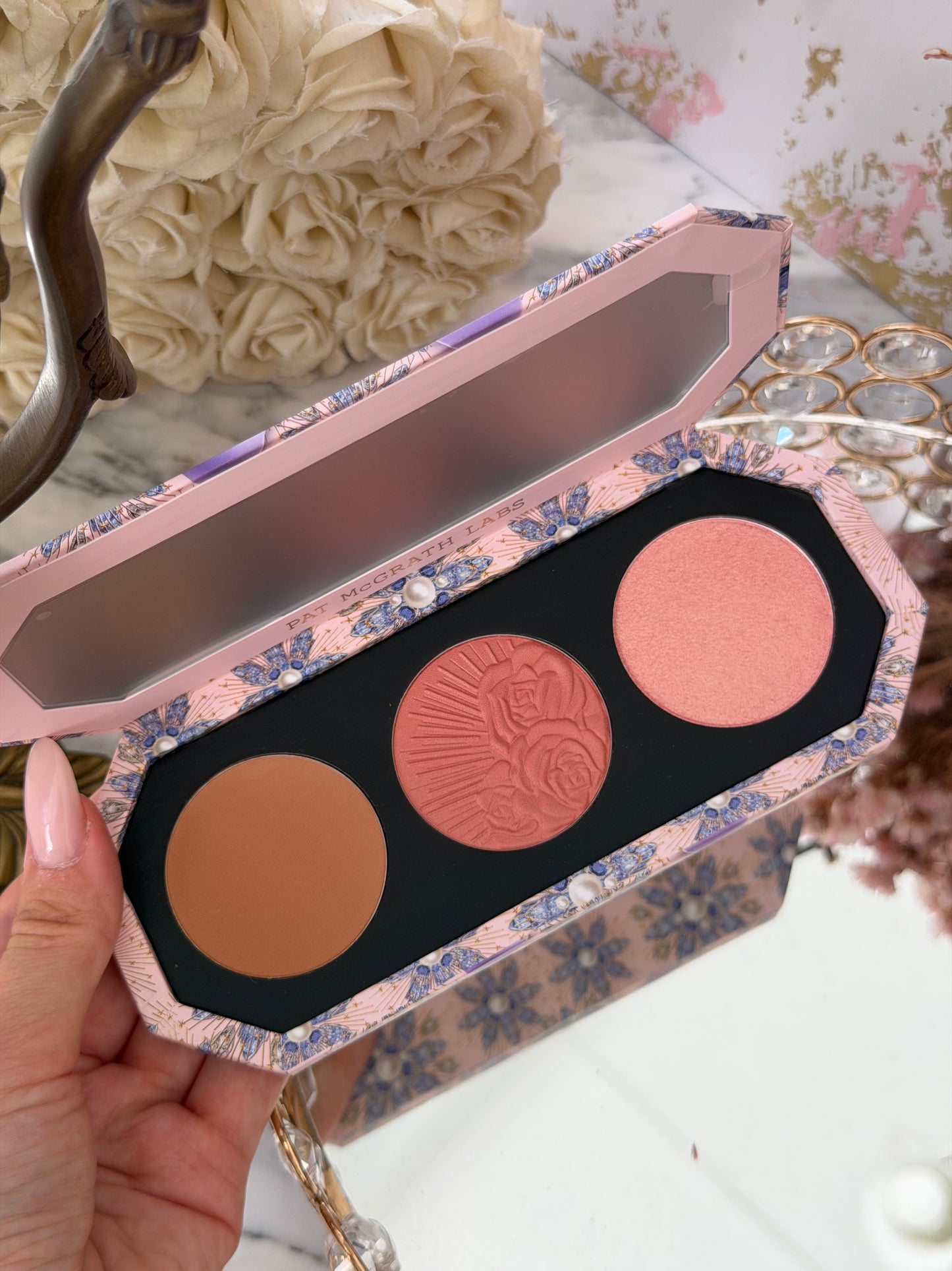 PAT McGRATH LABS Divine Blush + Bronze + Glow Trio Face Palette - Nirvana In Bloom
