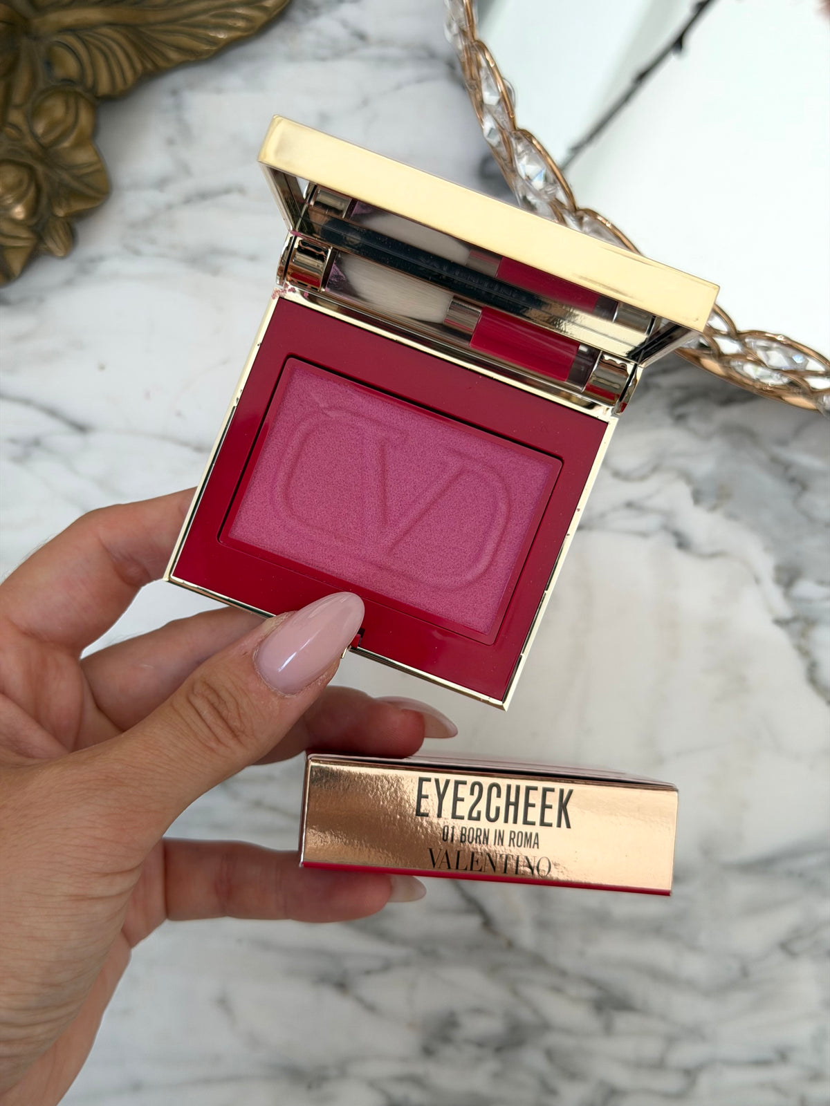 VALENTINO Eye2Cheek Dual-Use Blush & Eyeshadow (01)