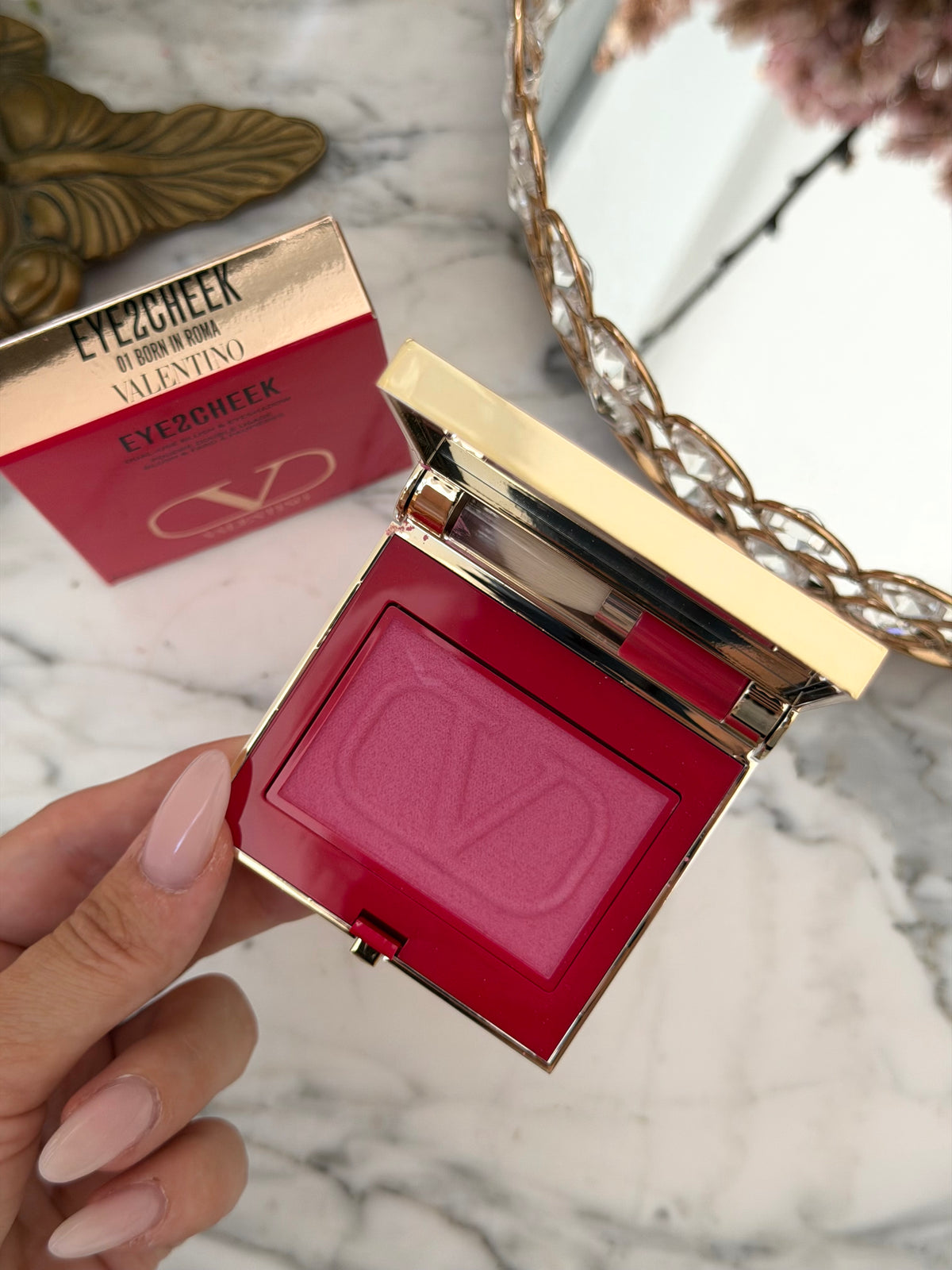 VALENTINO Eye2Cheek Dual-Use Blush & Eyeshadow (01)