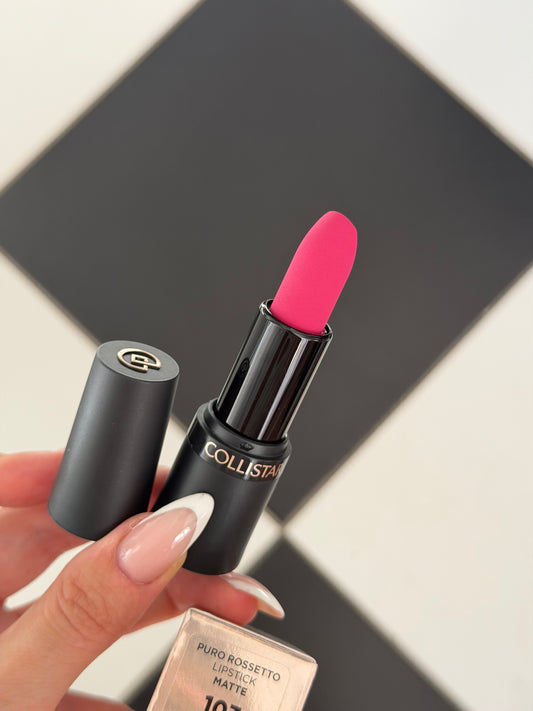 COLLISTAR
Puro Matte Lipstick (103)
Hydrated Lips With a Long-Lasting Matte Finish