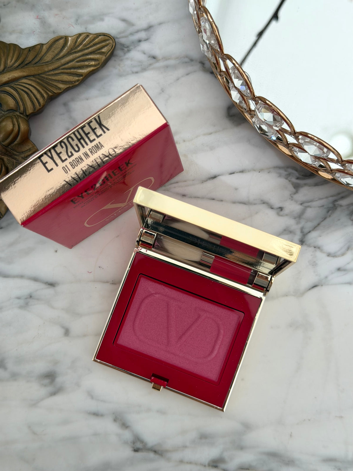 VALENTINO Eye2Cheek Dual-Use Blush & Eyeshadow (01)