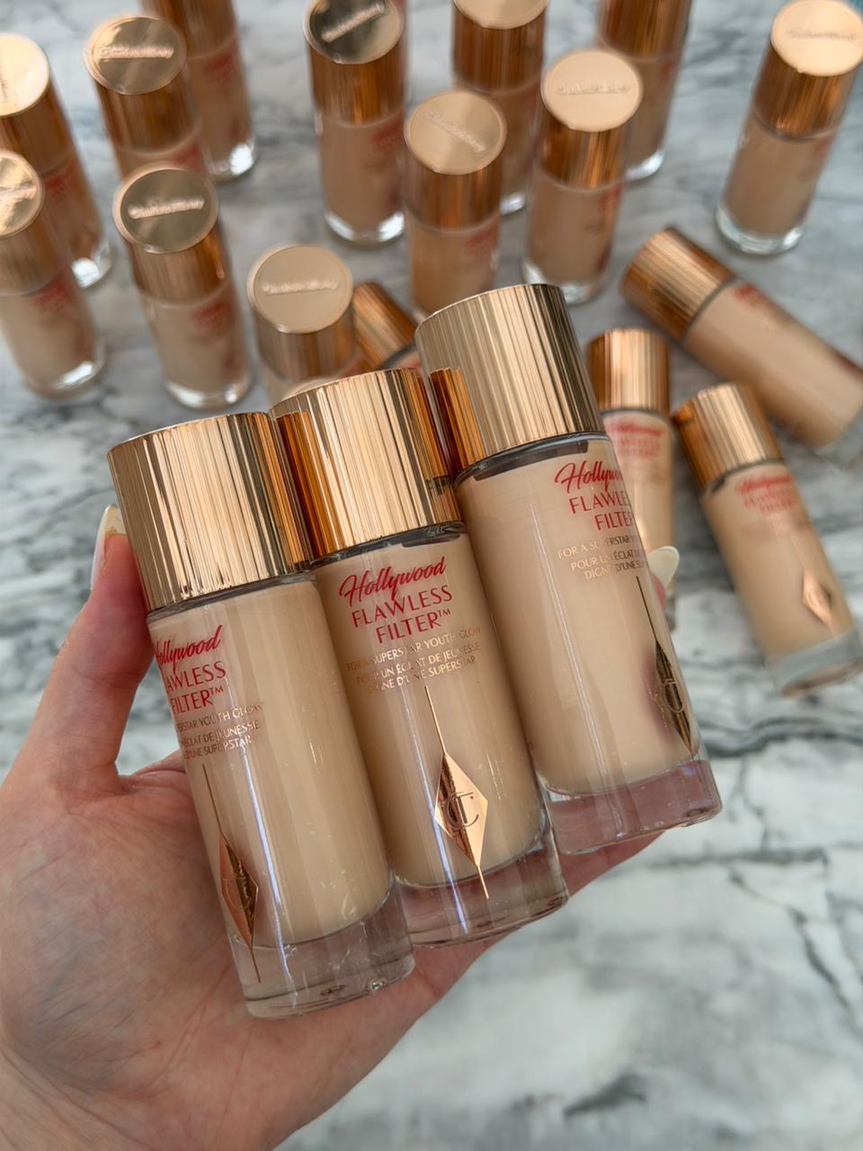 CHARLOTTE TILBURY Hollywood Flawless Filter For A Superstar Youth Glow Foundation Primer (4)
