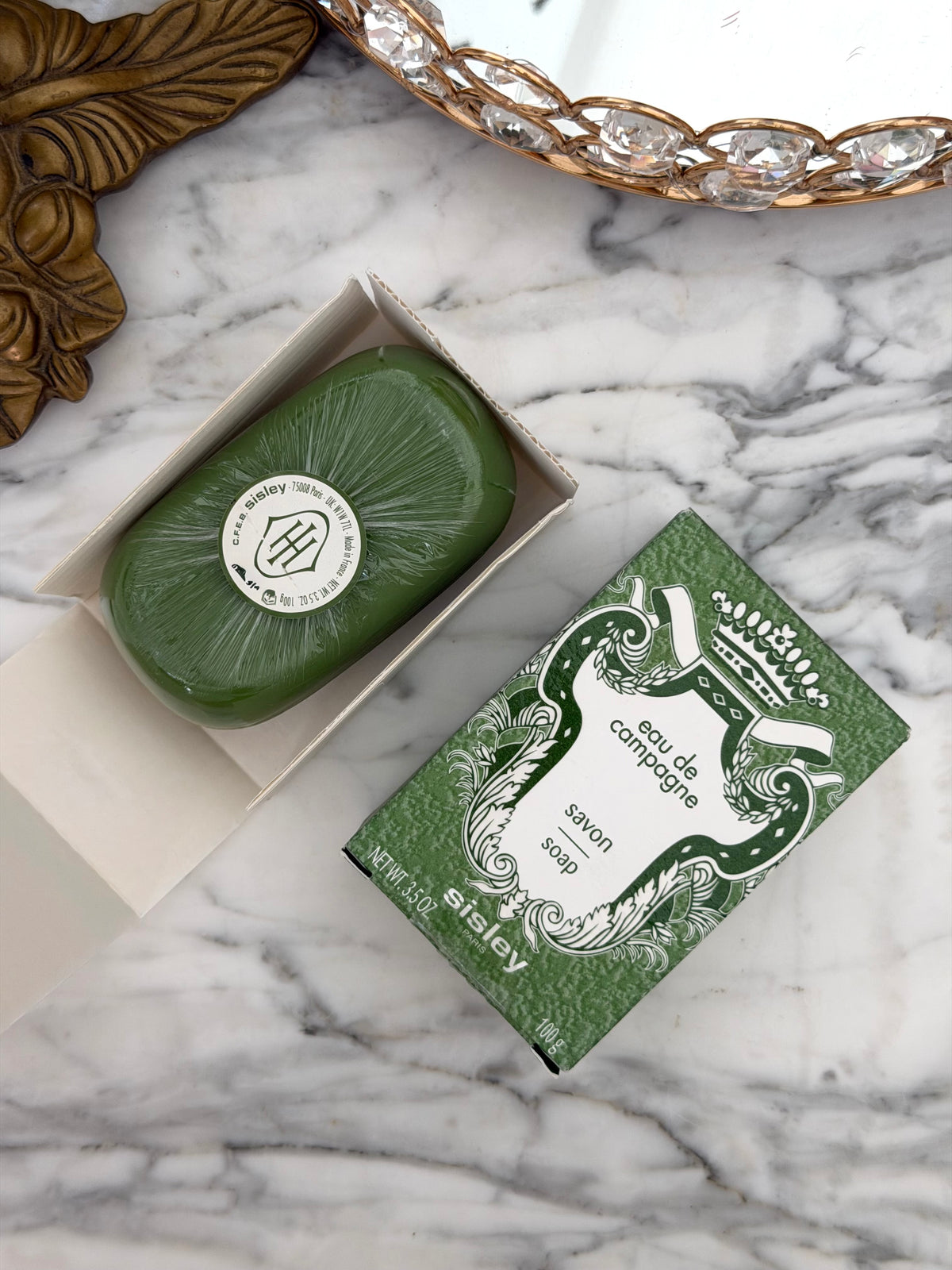 SISLEY Eau De Campagne Soap - 
Soft and Creamy, Scented Cleansing Bar