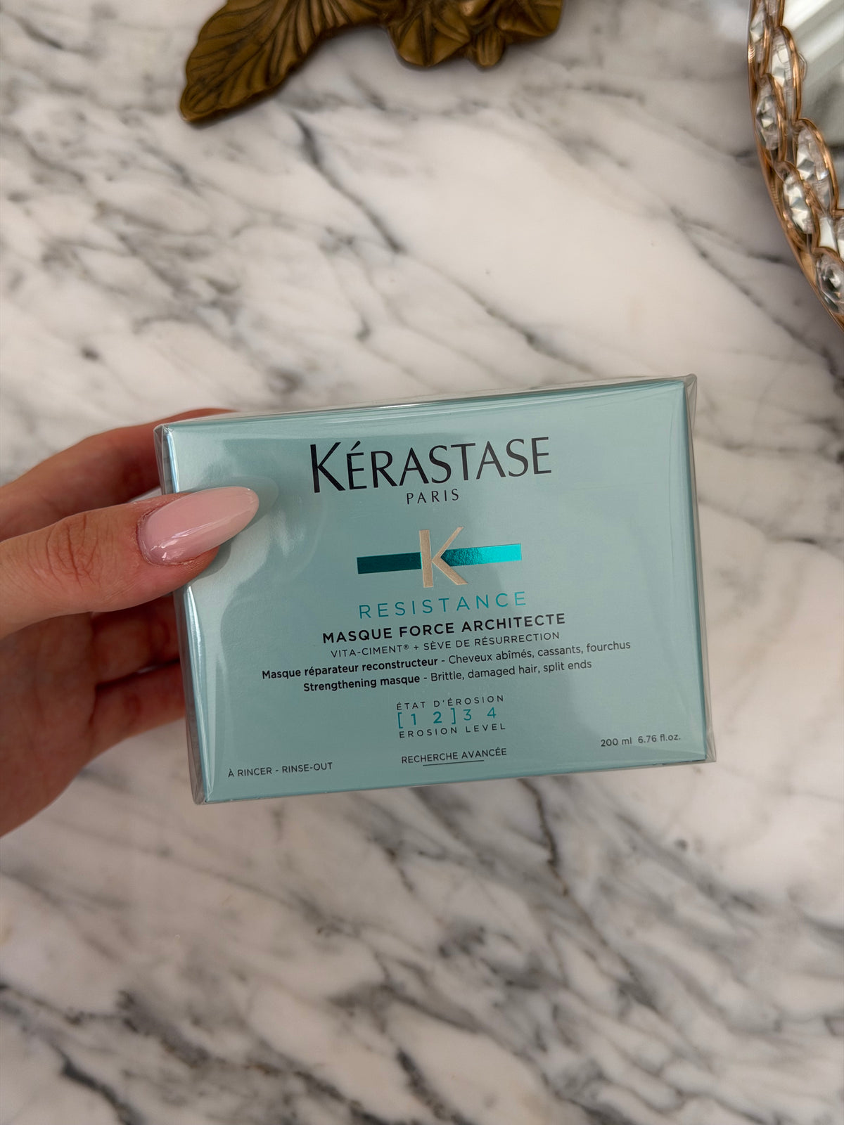 KÉRASTASE Resistance
Masque Force Architecte - Strengthening Masque For Brittle, Damaged Hair, Split Ends