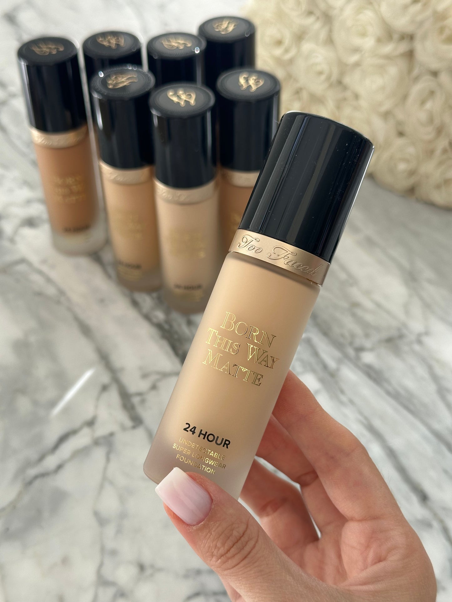 TOO FACED Born This Way Soft Matte Foundation
Oil Controlling Formula + 24H Wear