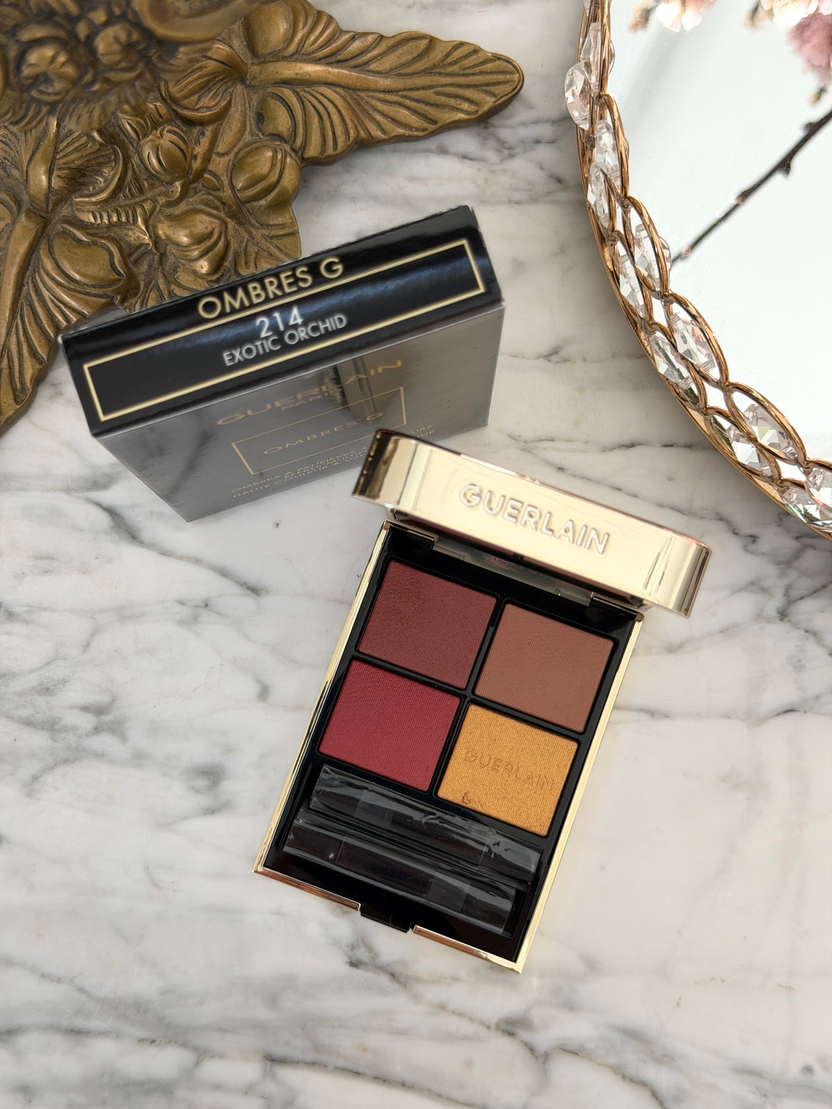 GUERLAIN Ombres G
Eyeshadow Quad
Multi-Effect, High Color & Long Wear (214)