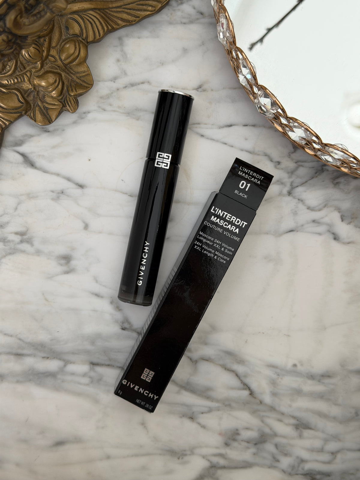 GIVENCHY L’Interdit Mascara 24H Volume & XXL Length (01)