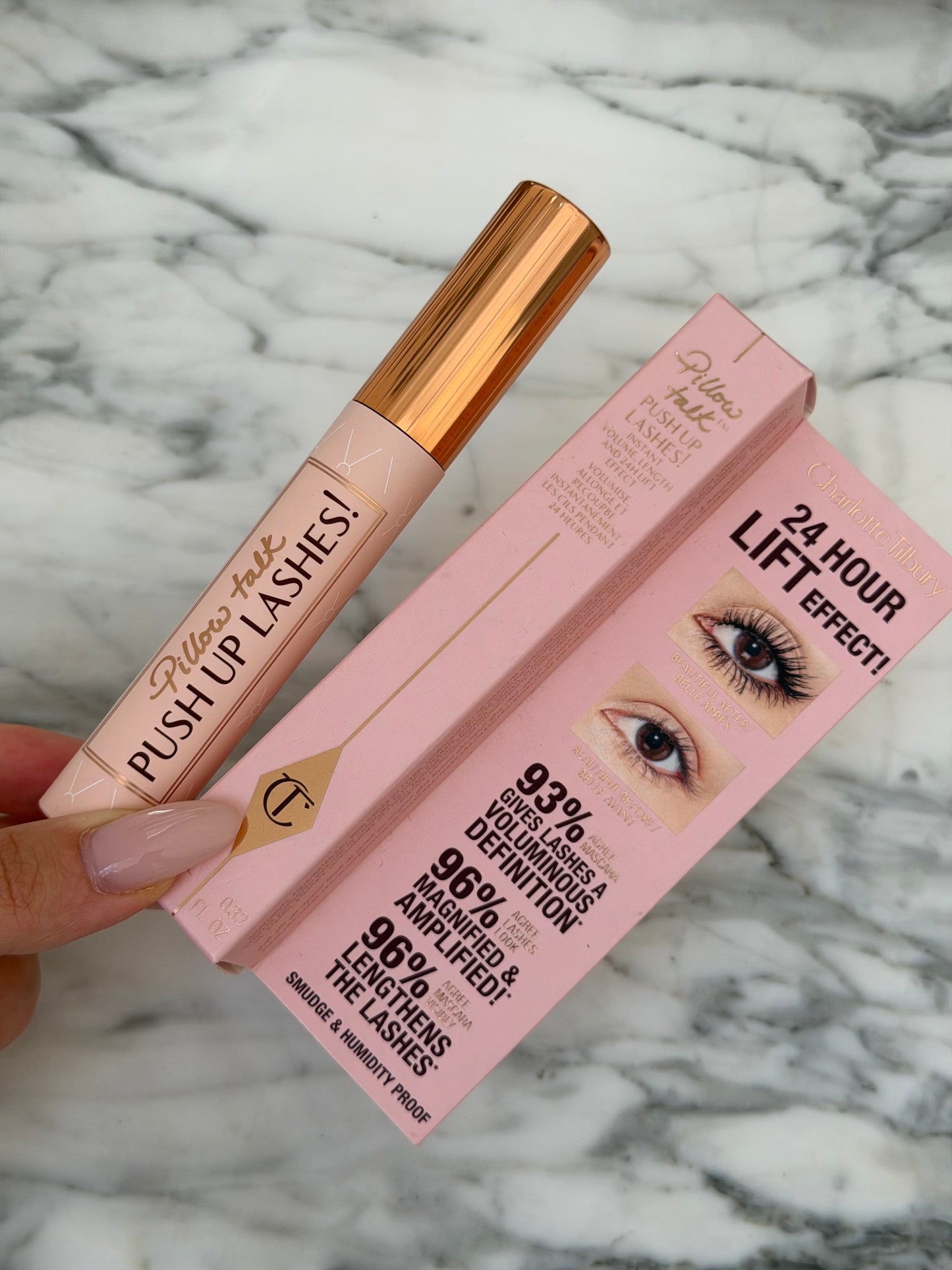CHARLOTTE TILBURY Pillow Talk Push Up Lashes! Instant Volume Mascara Length And 24H Lift Effect