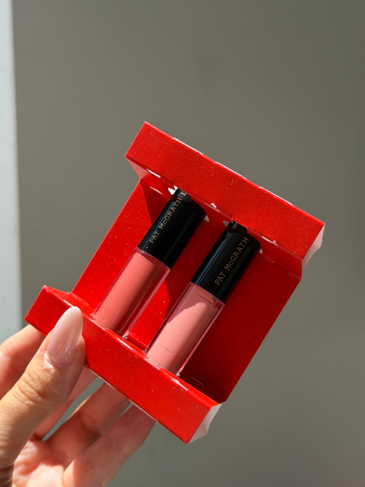 PAT McGRATH LABS Mini Lust Gloss Duo Lipstick - Nude Mood
