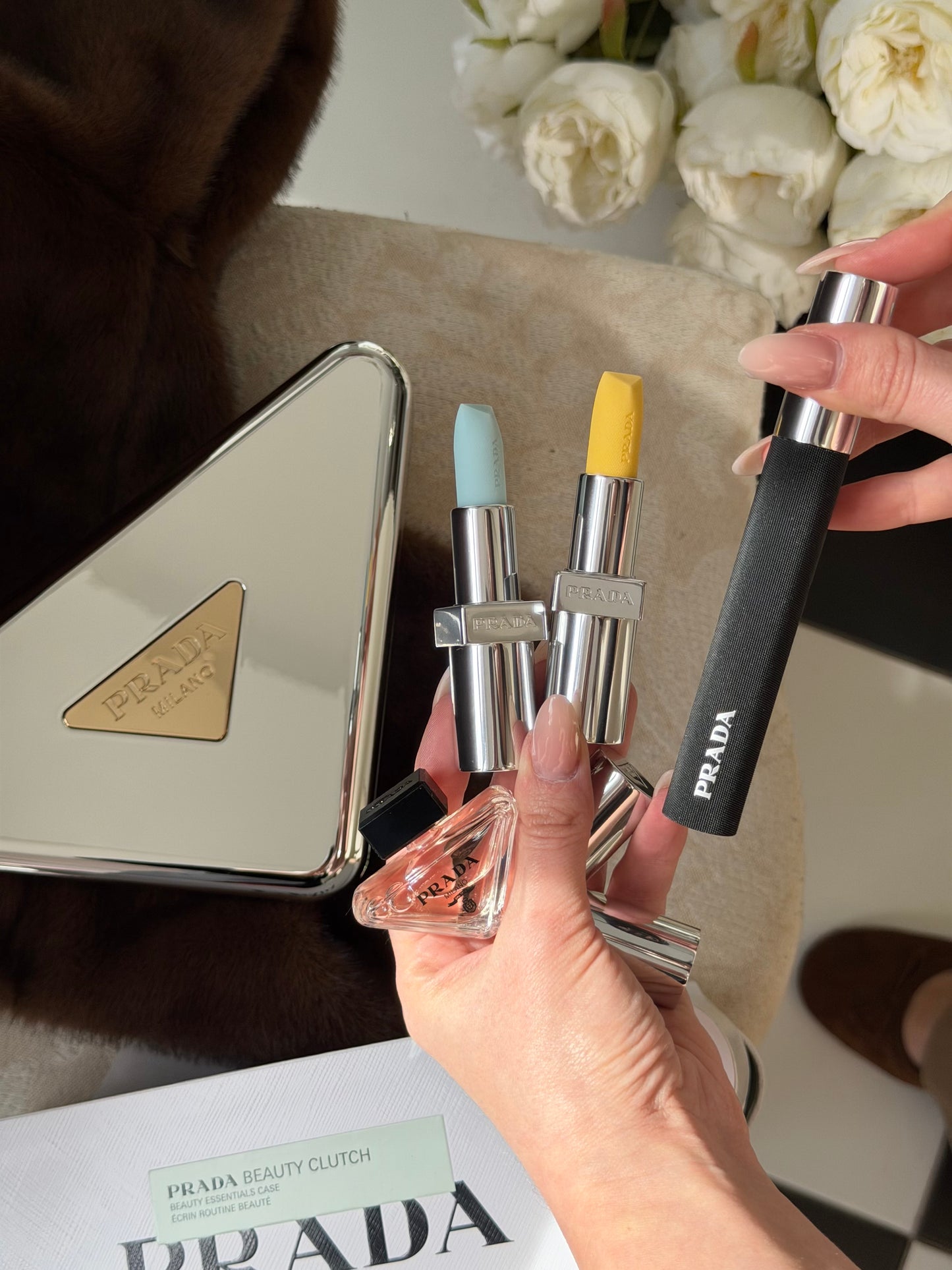PRADA Beauty Clutch Essentials Case Set