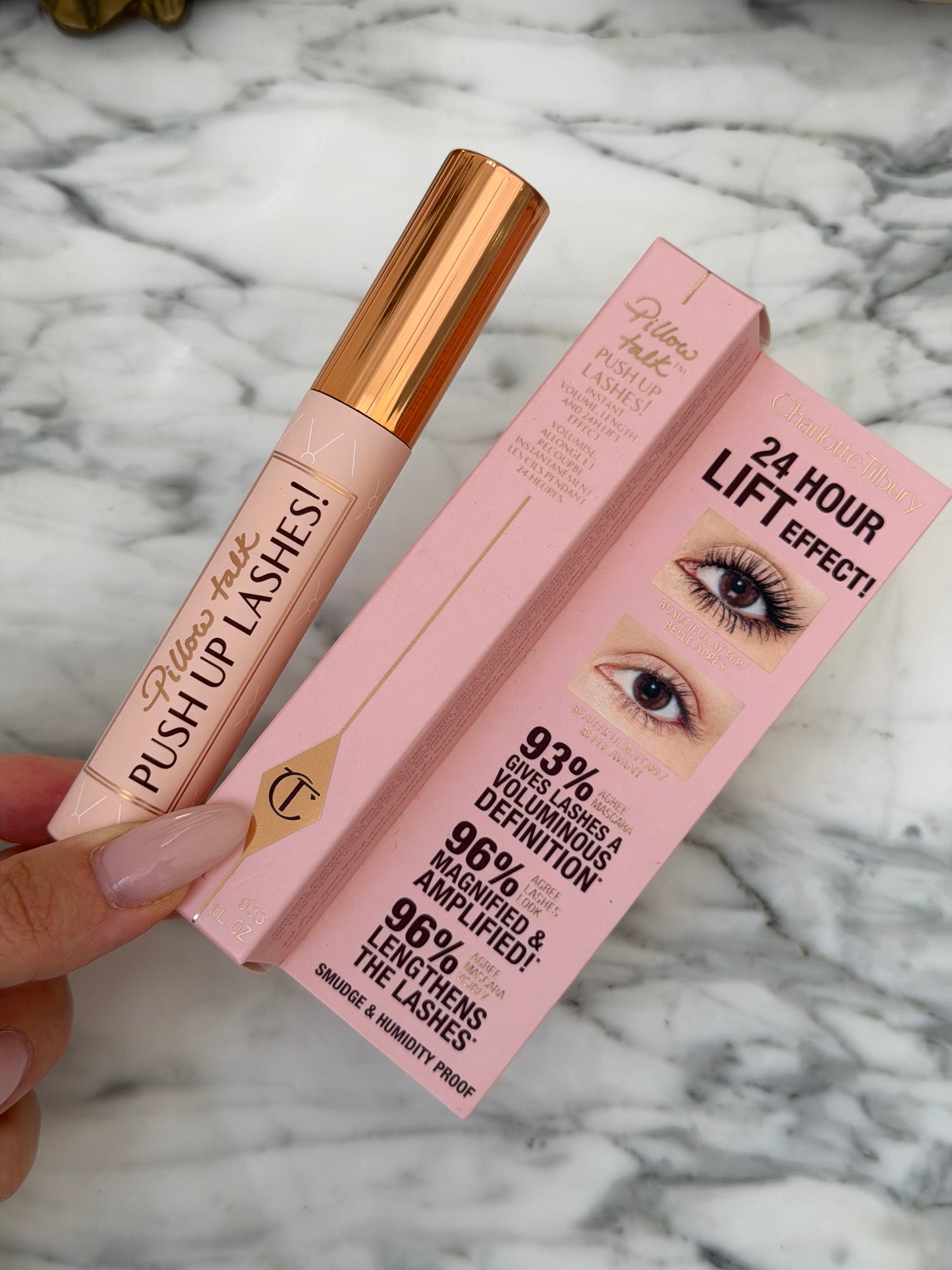 CHARLOTTE TILBURY Pillow Talk Push Up Lashes! Instant Volume Mascara Length And 24H Lift Effect