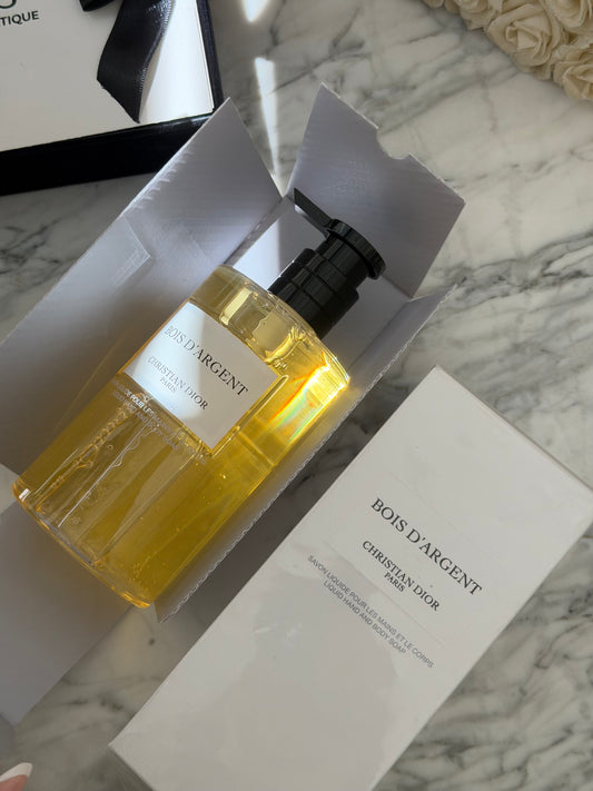 DIOR Bois D'Argent Savon Liquide - Hand and Body Soap 350ml