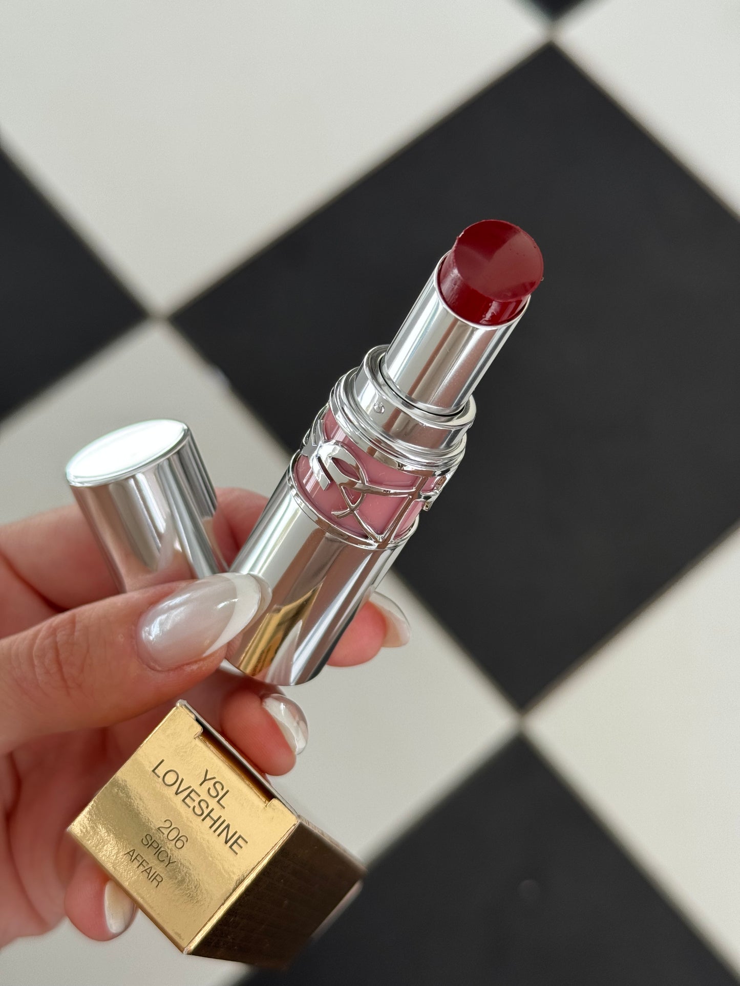 YSL Loveshine High-Shine Caring Lipstick (206)