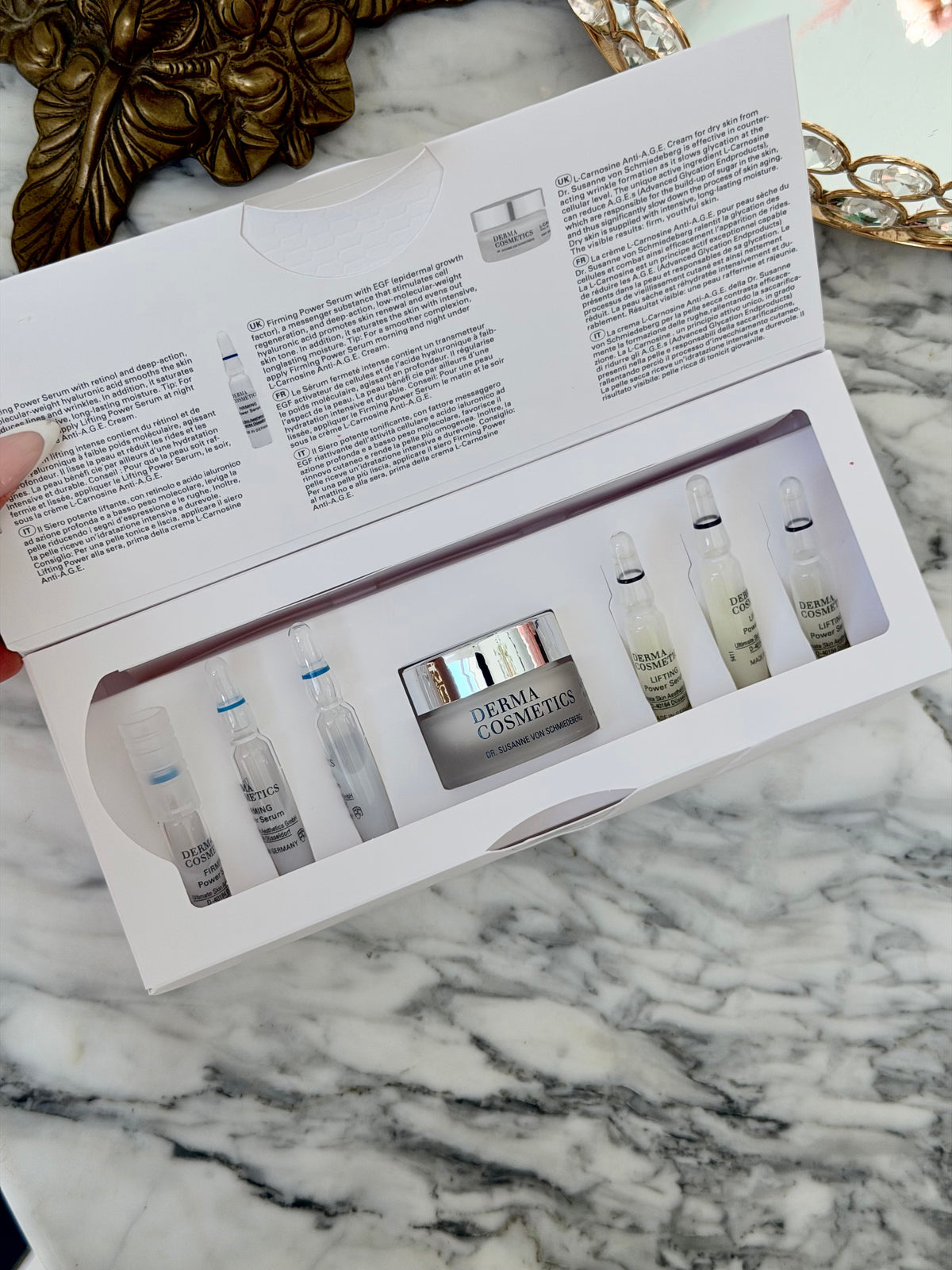 DERMA COSMETICS Firming & Lifting Power Serum - AntiAge Cream Dry Skin Dr. Susanne von Schmiedeberg