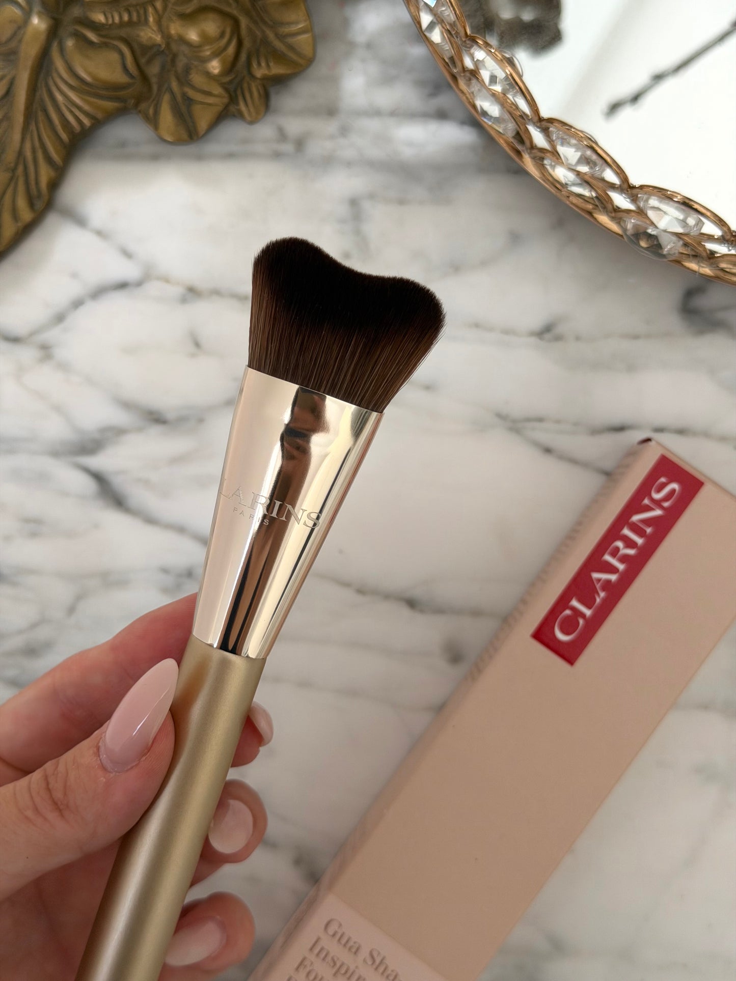 CLARINS Gua Sha-Inspired Foundation Brush