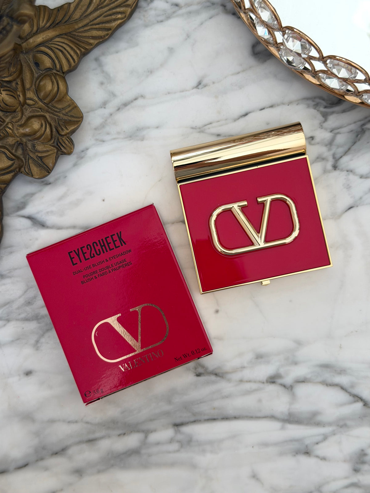 VALENTINO Eye2Cheek Dual-Use Blush & Eyeshadow (01)