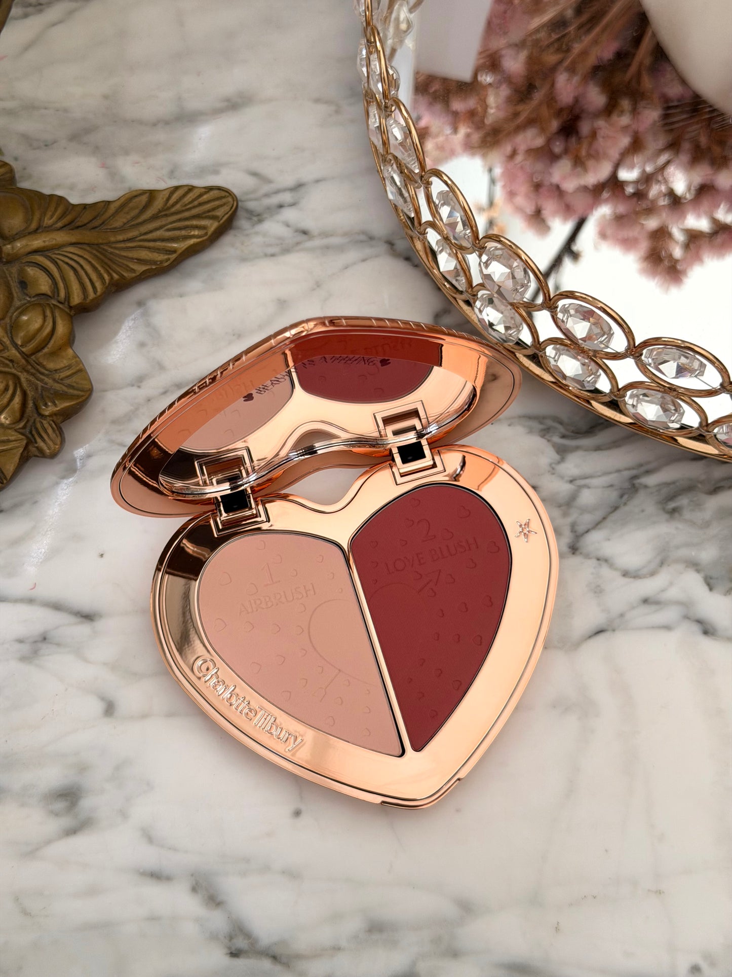 CHARLOTTE TILBURY Beauty Soulmates Face Palette Blush & Powder - Flawless Rosewood