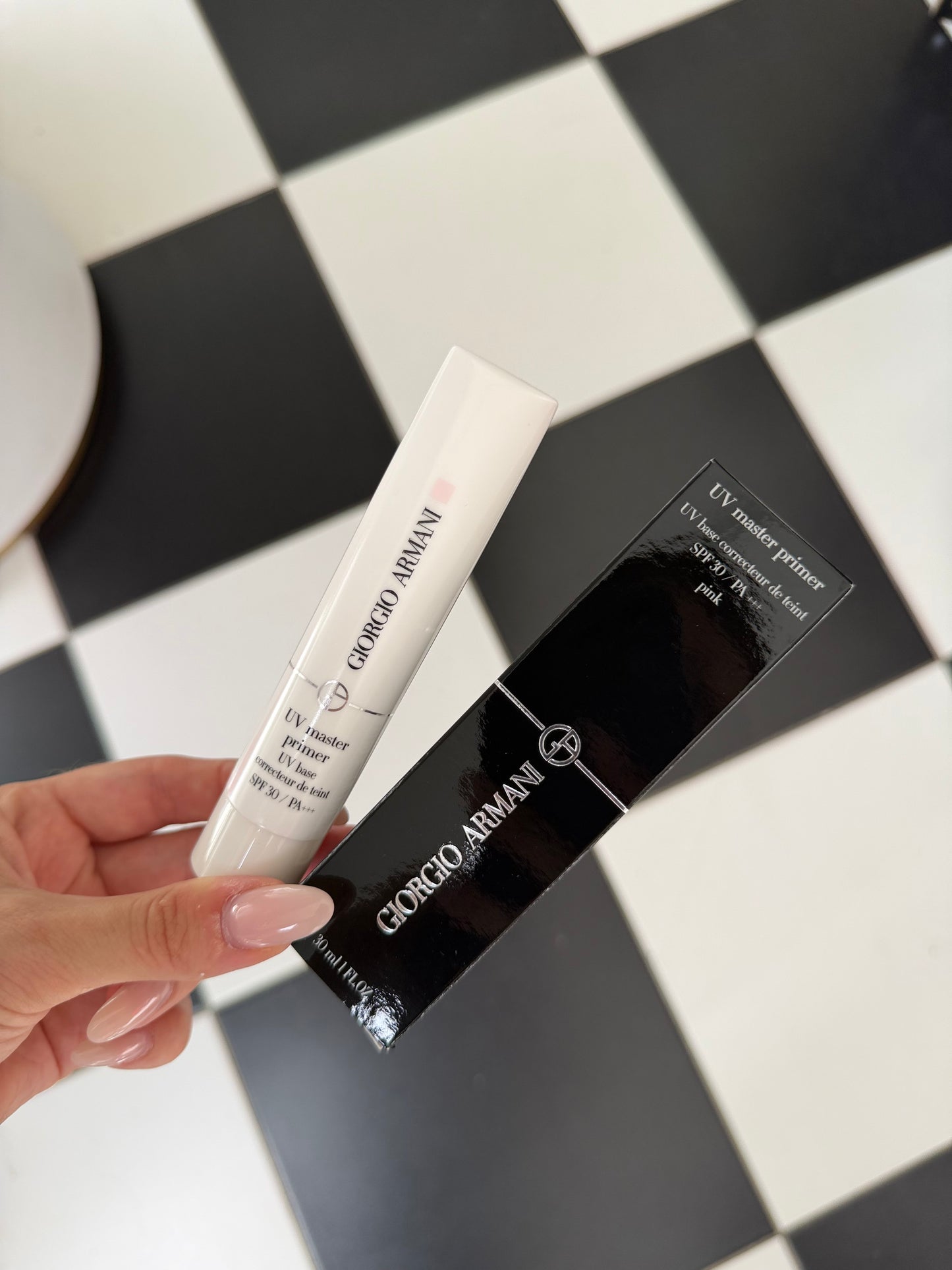 ARMANI UV Master Primer SPF40 PA+++ (Pink)