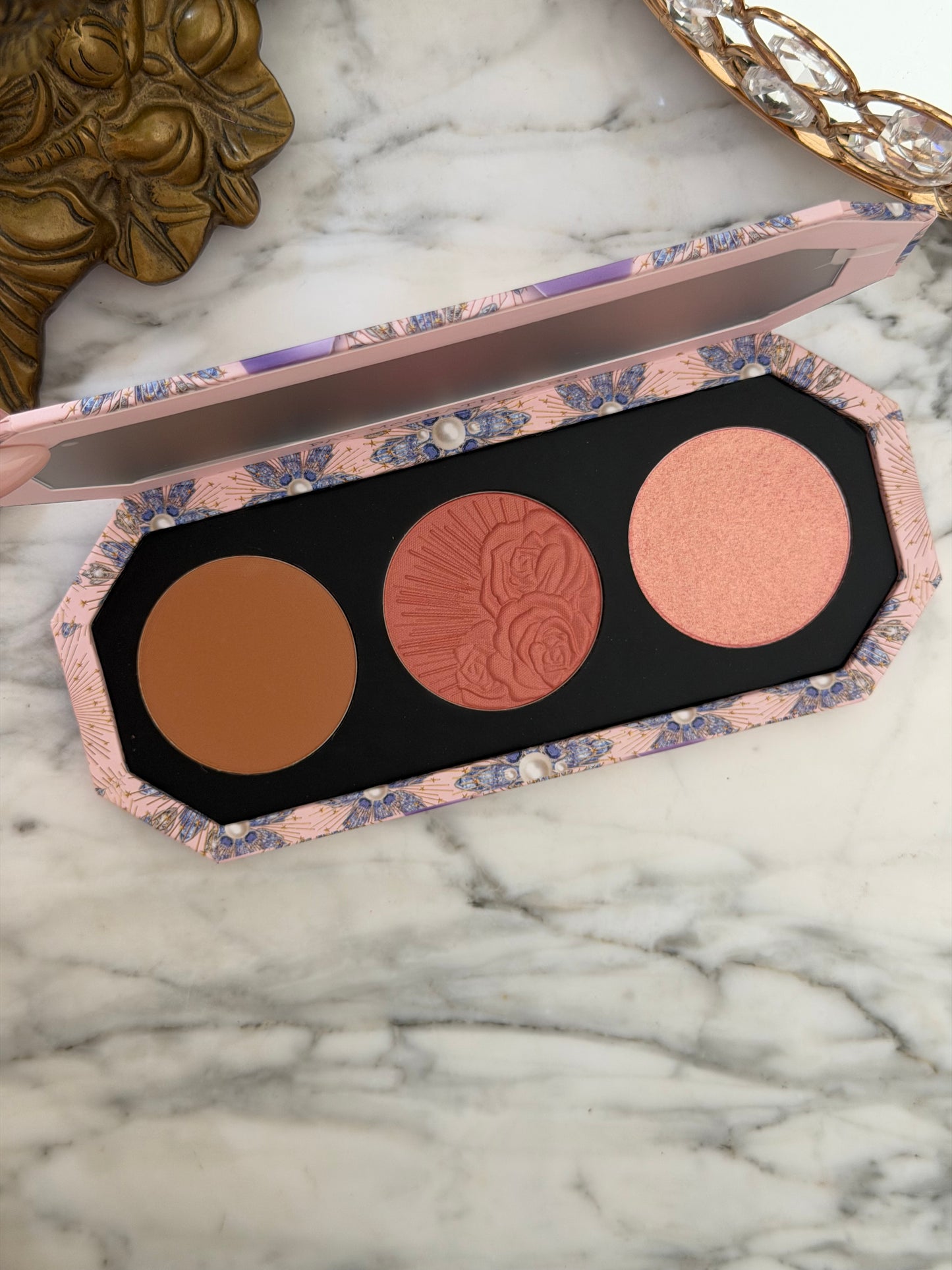 PAT McGRATH LABS Divine Blush + Bronze + Glow Trio Face Palette - Nirvana In Bloom