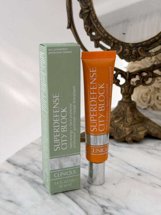 CLINIQUE Superdefense™ City Block Broad Spectrum SPF50 Daily Energy + Face Protector