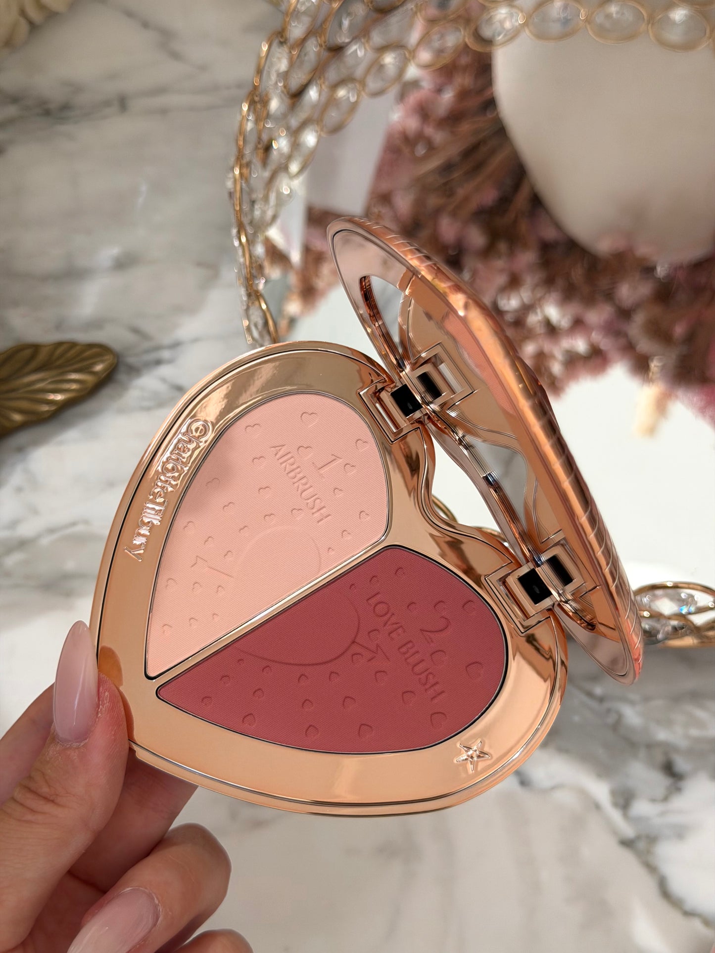 CHARLOTTE TILBURY Beauty Soulmates Face Palette Blush & Powder - Flawless Rosewood