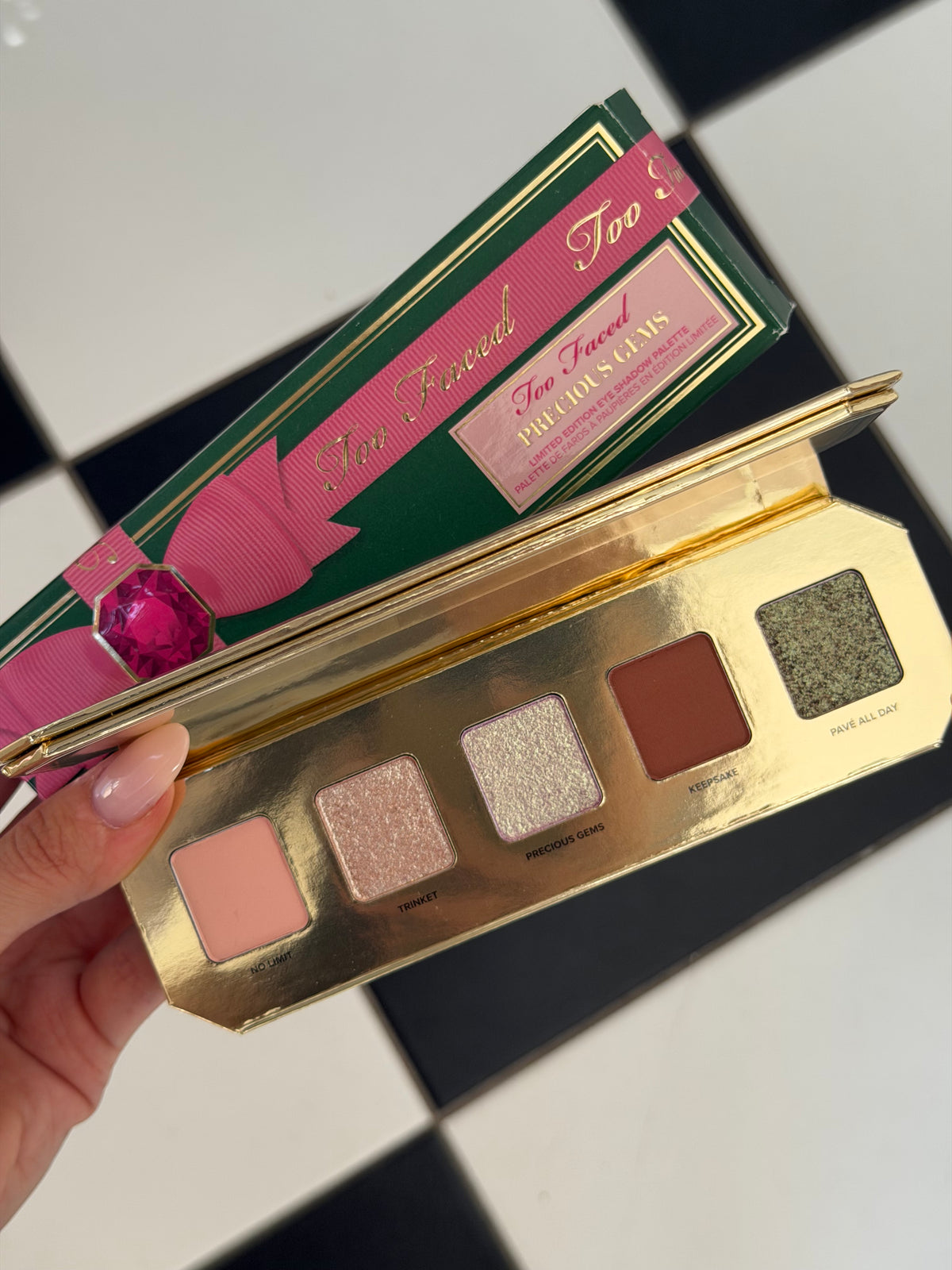 TOO FACED Precious Gems Eye Shadow Palette
Limited Edition Ready-To-Gift Holiday Palette