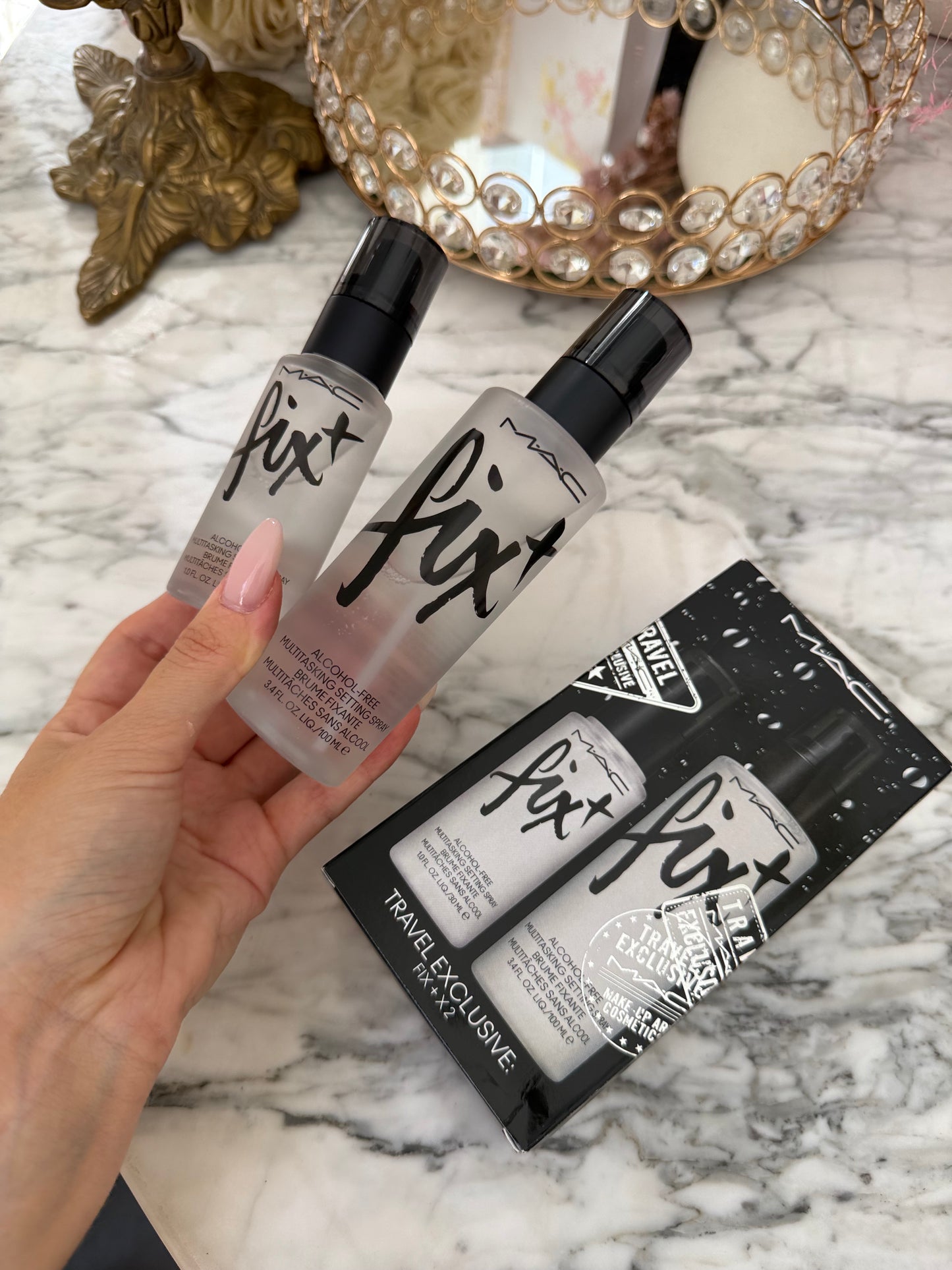 MAC Fix+ X2 Multitasking Setting Spray Set - Travel Exclusive