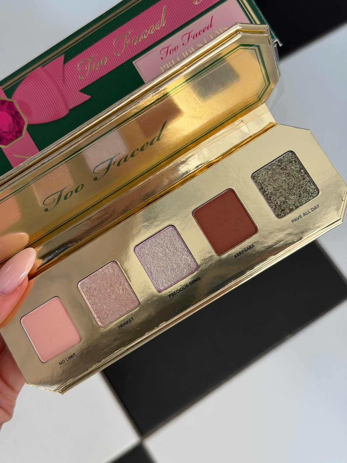 TOO FACED Precious Gems Eye Shadow Palette
Limited Edition Ready-To-Gift Holiday Palette
