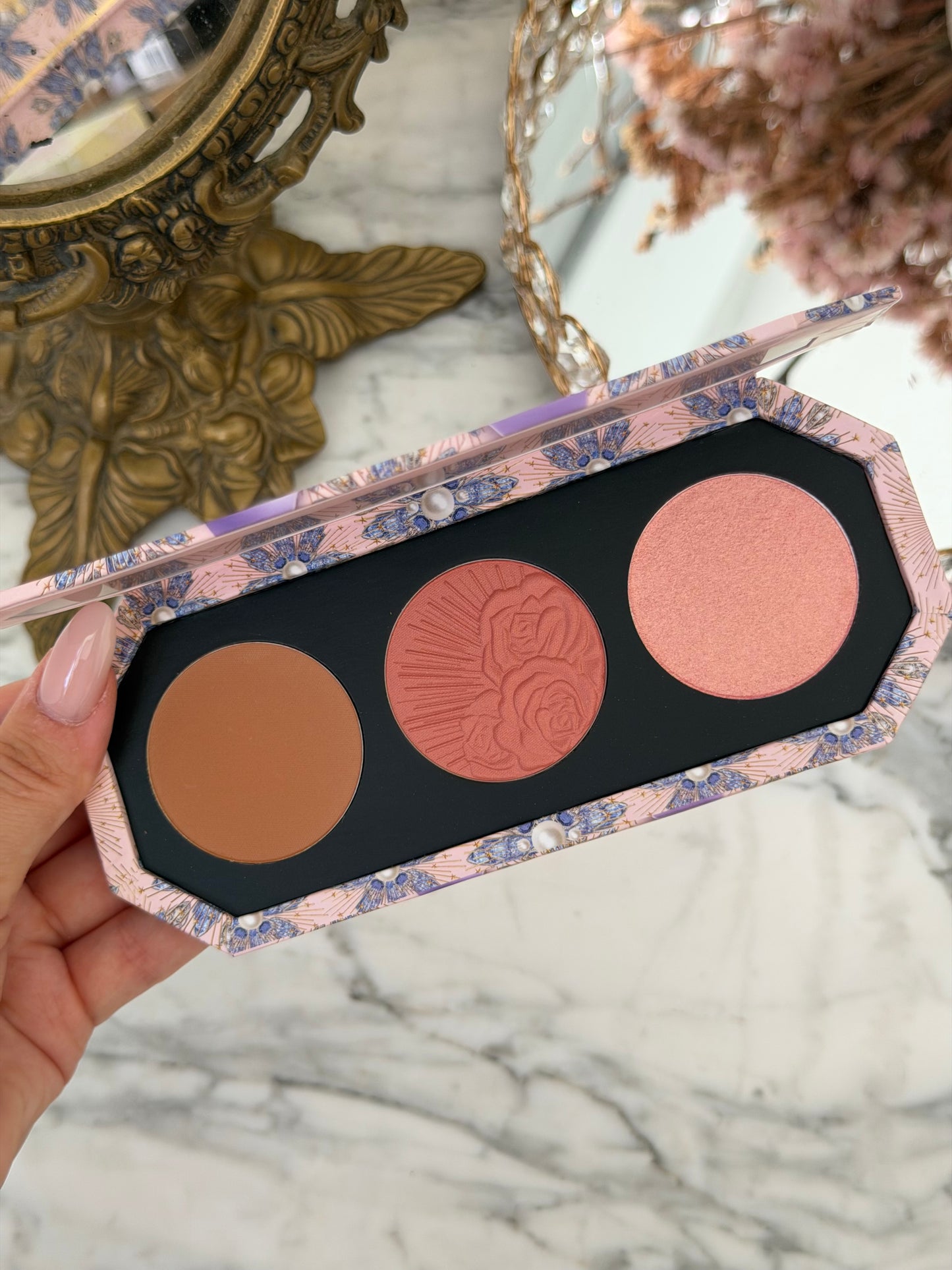 PAT McGRATH LABS Divine Blush + Bronze + Glow Trio Face Palette - Nirvana In Bloom