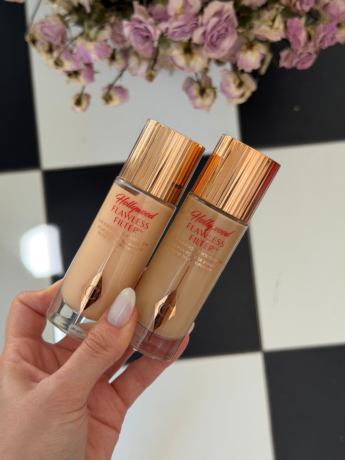 CHARLOTTE TILBURY Hollywood Flawless Filter For A Superstar Youth Glow Foundation Primer (4)