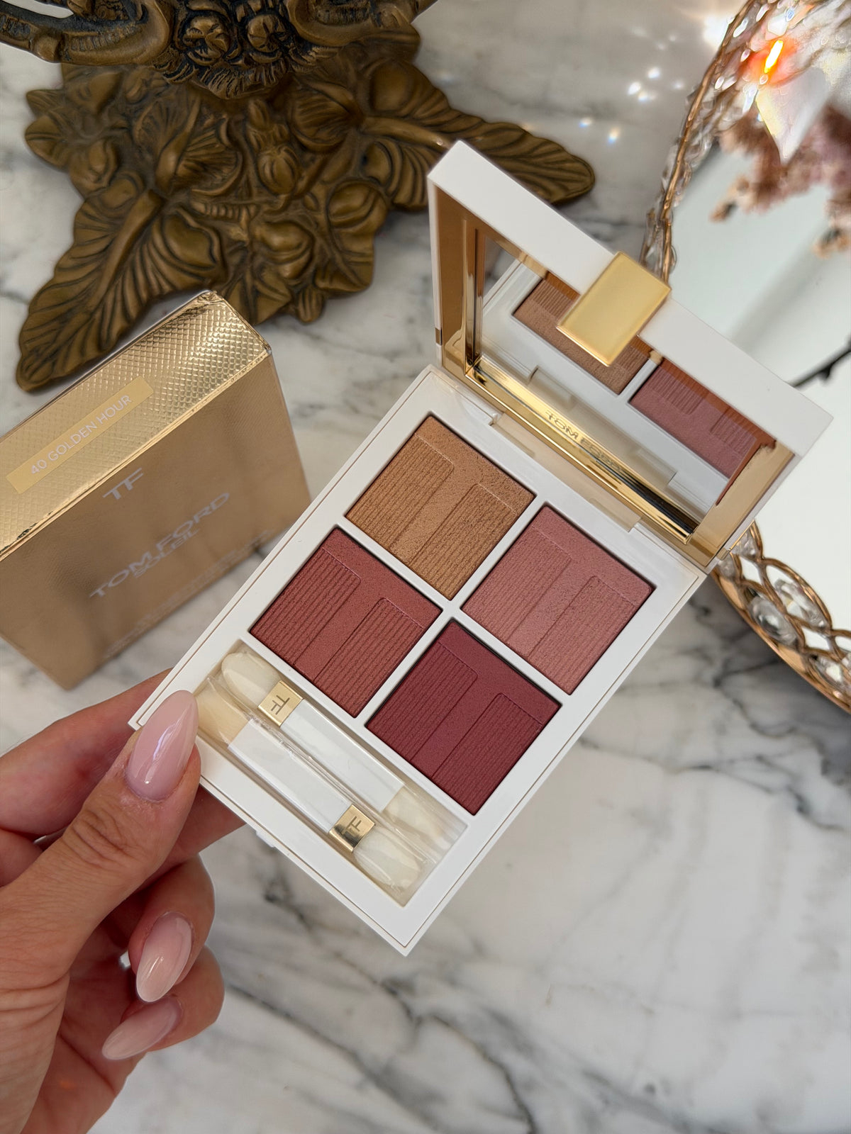 TOM FORD Beauty Eyeshadow Color Quad Lumiere Palette - Golden Hour