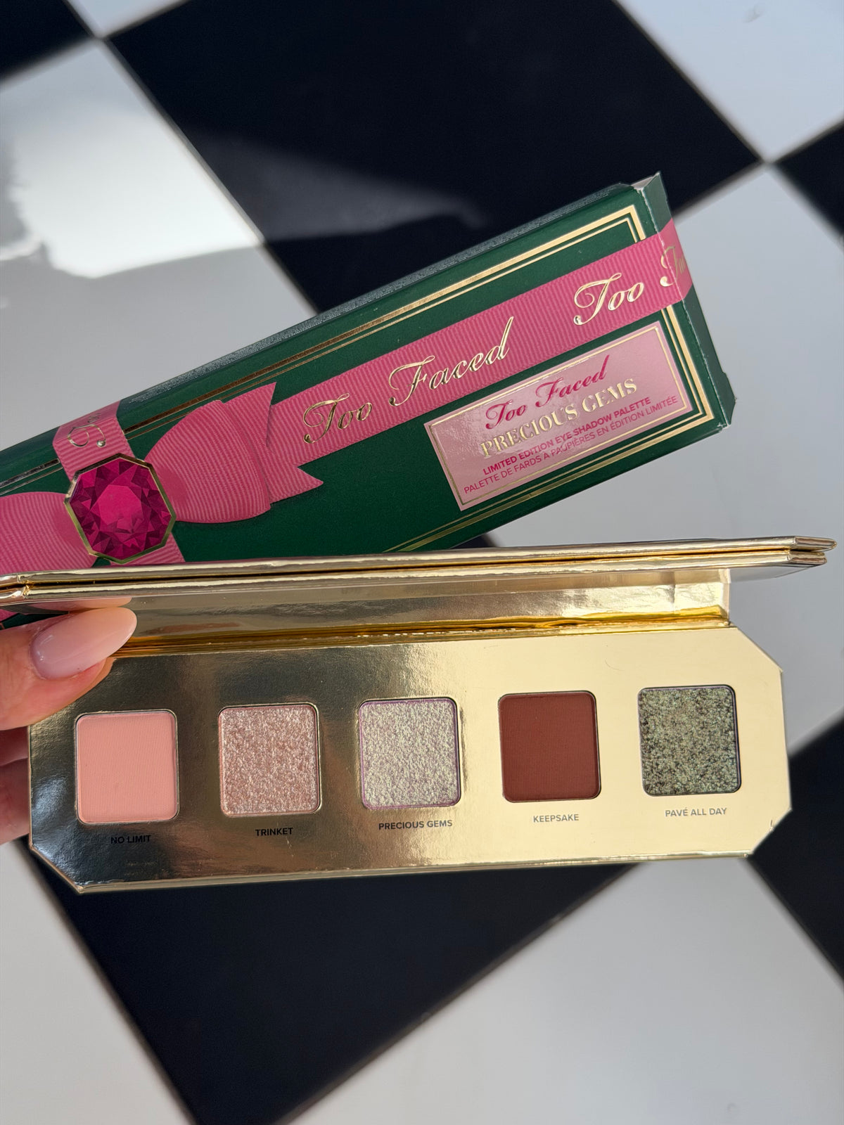 TOO FACED Precious Gems Eye Shadow Palette
Limited Edition Ready-To-Gift Holiday Palette