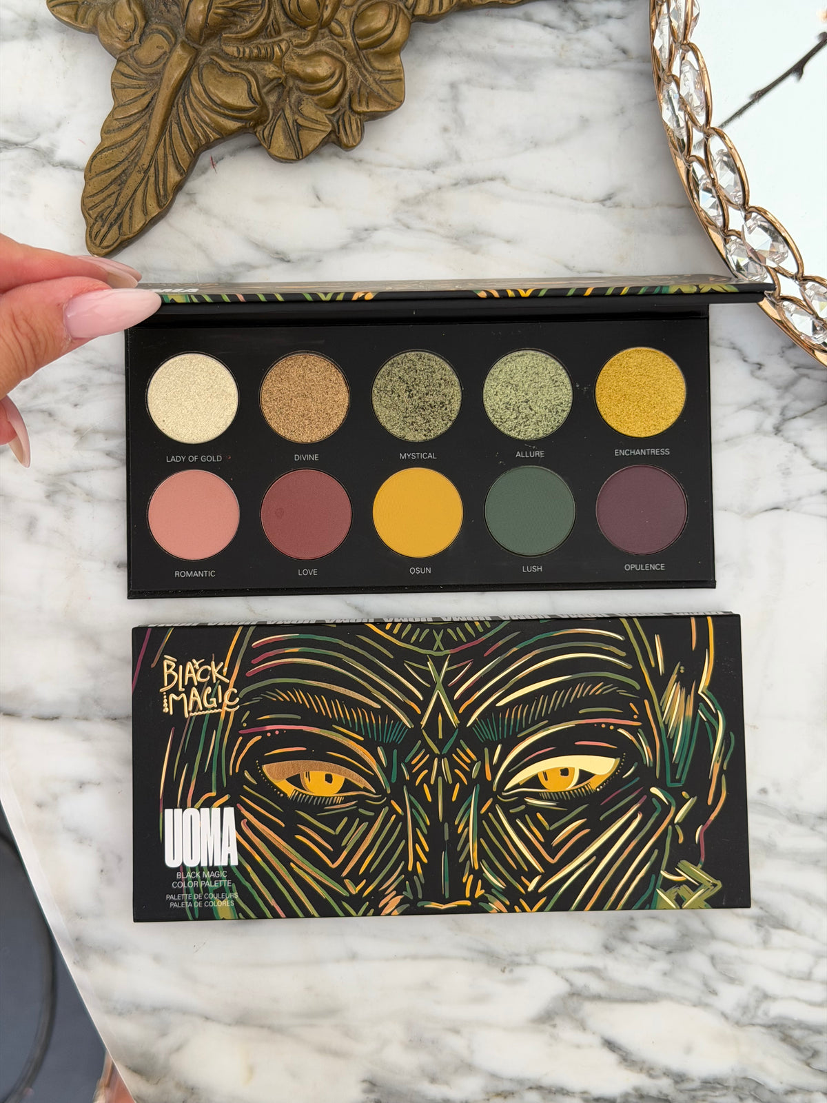UOMA Black Magic Color Eyeshadow Palette - Allure
