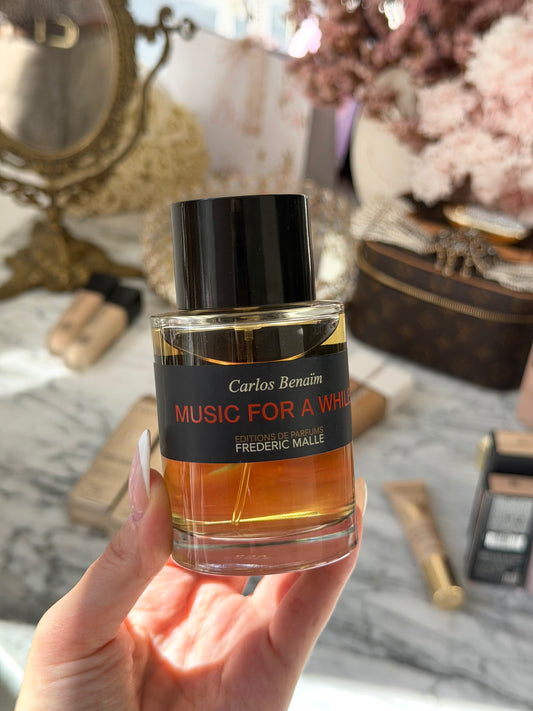 FREDERIC MALLE Music For A While 
by Carlos Benaïm
Eau de Parfum - Fruity Gourmand Notes