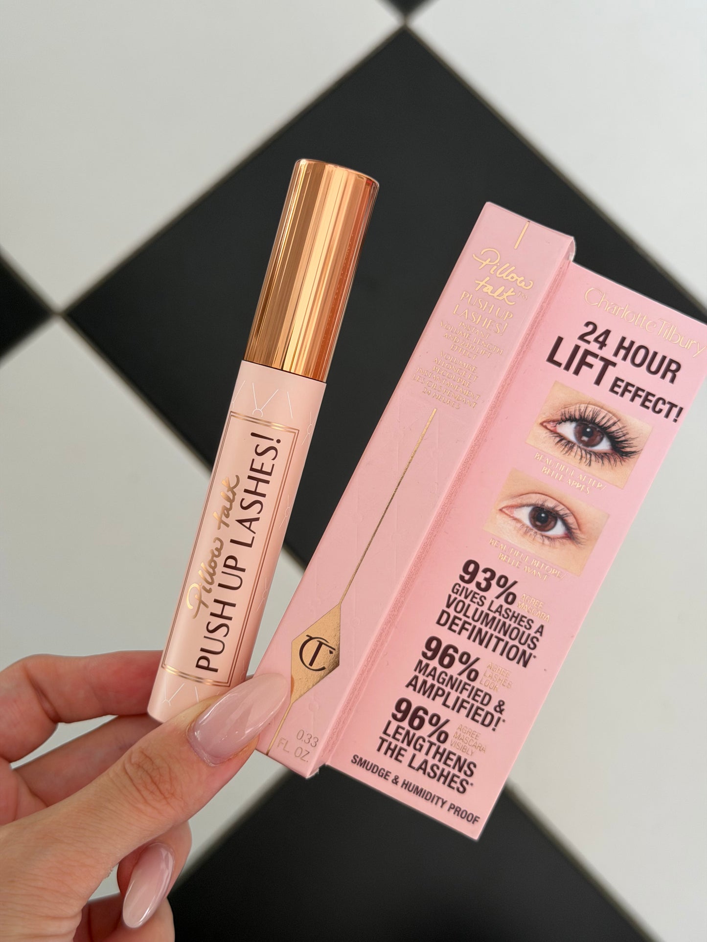CHARLOTTE TILBURY Pillow Talk Push Up Lashes! Instant Volume Mascara Length And 24H Lift Effect