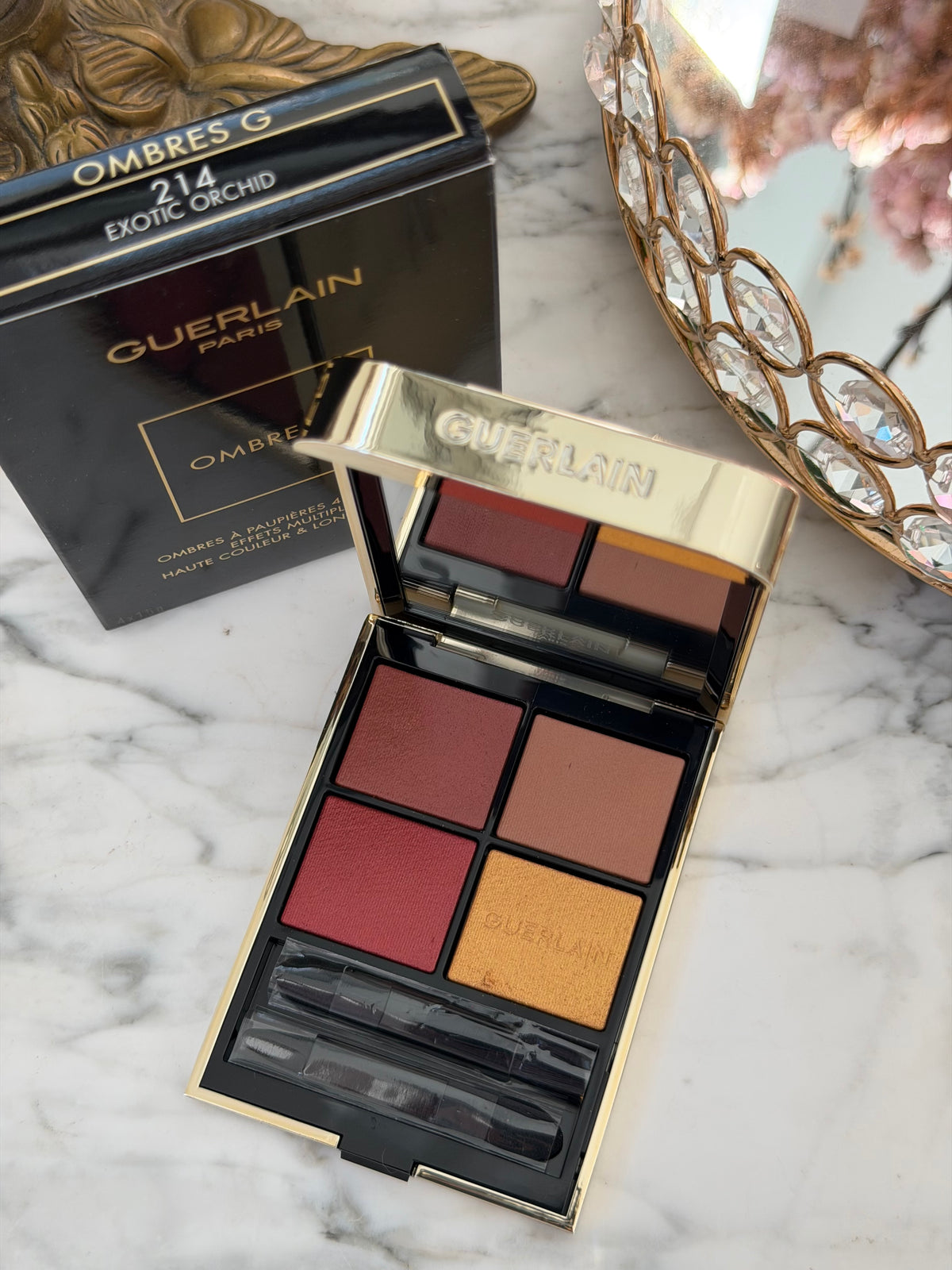 GUERLAIN Ombres G
Eyeshadow Quad
Multi-Effect, High Color & Long Wear (214)